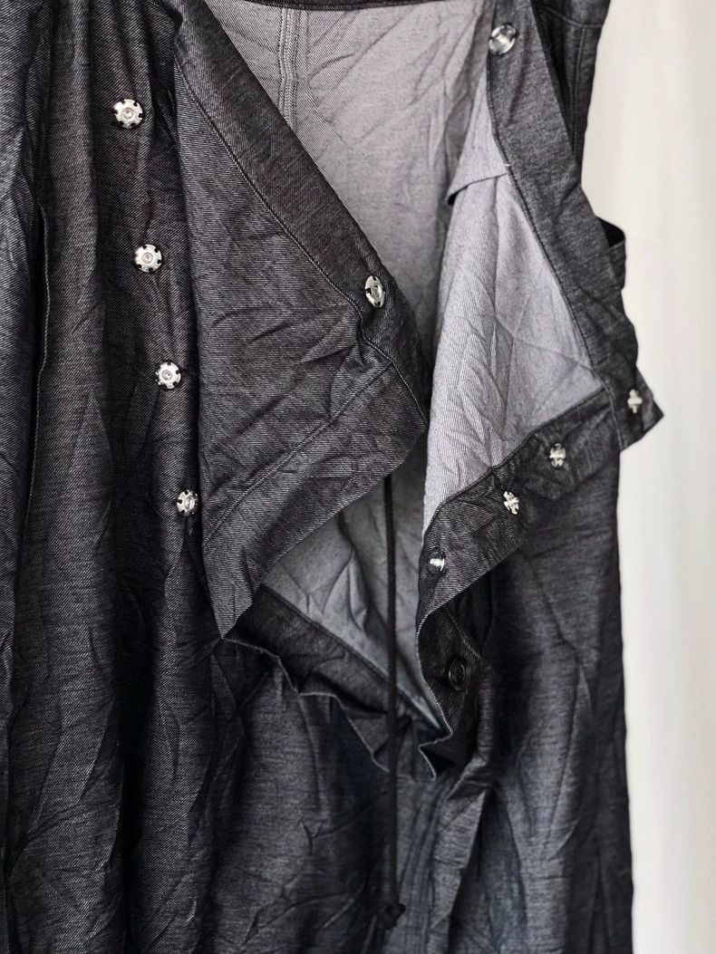 Yohji Yamamoto Yohji Yamamoto size 2 Sharuel silhouette trousers with wri Size US 28 / EU 44 - 8 Thumbnail