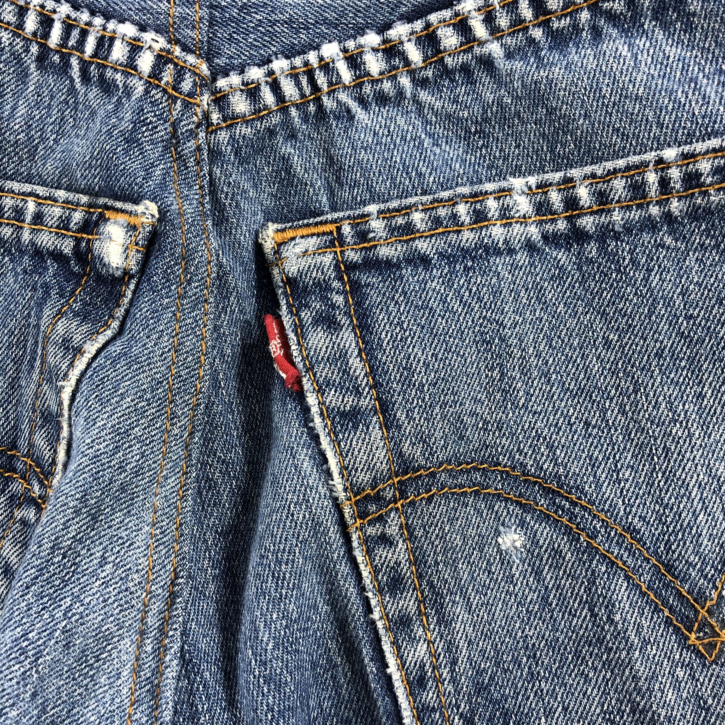 Levi's Vintage 90s Blue Wash Levis 501 Jeans-JM2183 Size US 30 / EU 46 - 9 Thumbnail