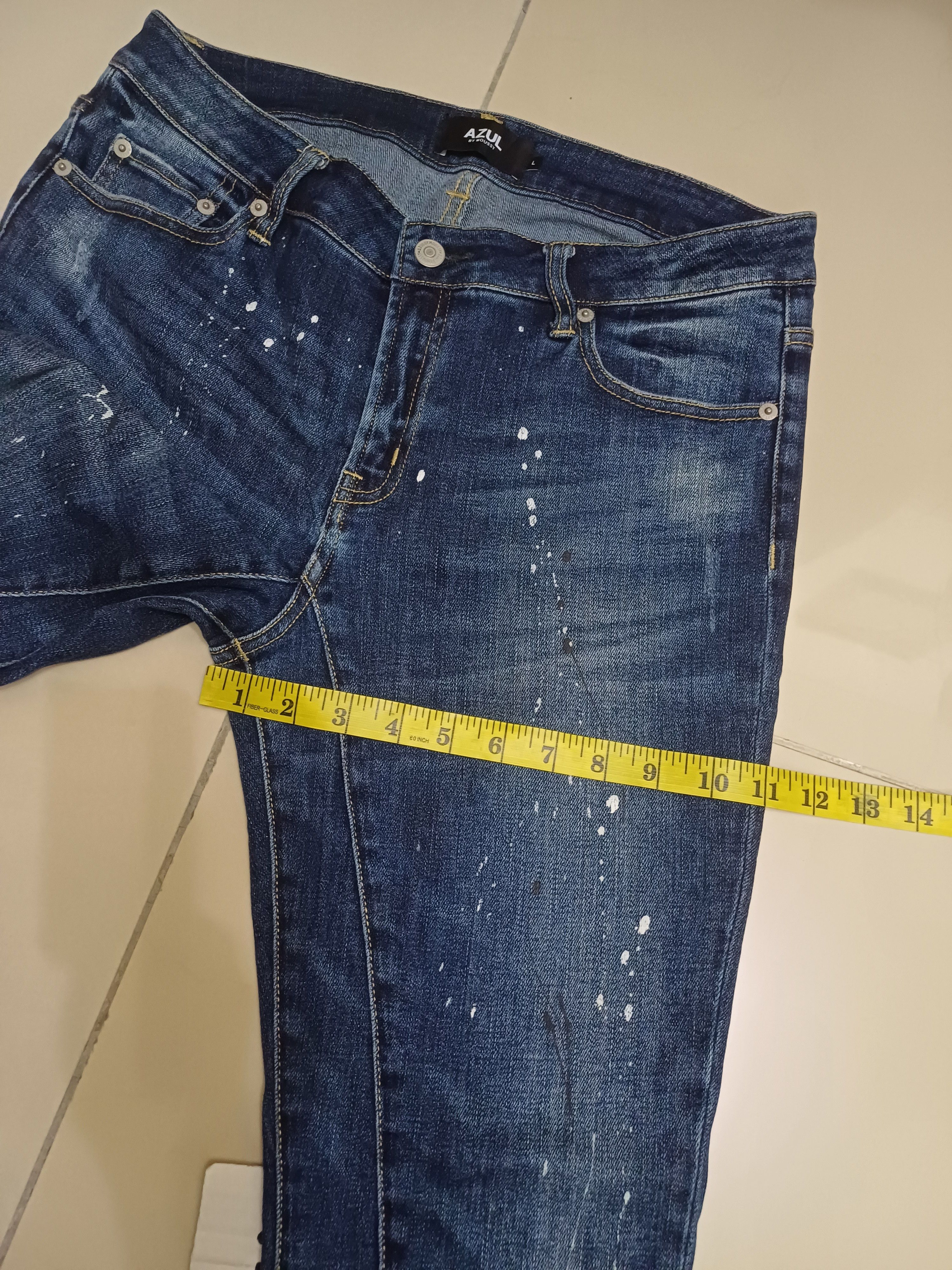 MOUSSY Splash jeans.. Azul by Moussy streachable & skinny cutting Size 30" / US 8 / IT 44 - 11 Thumbnail