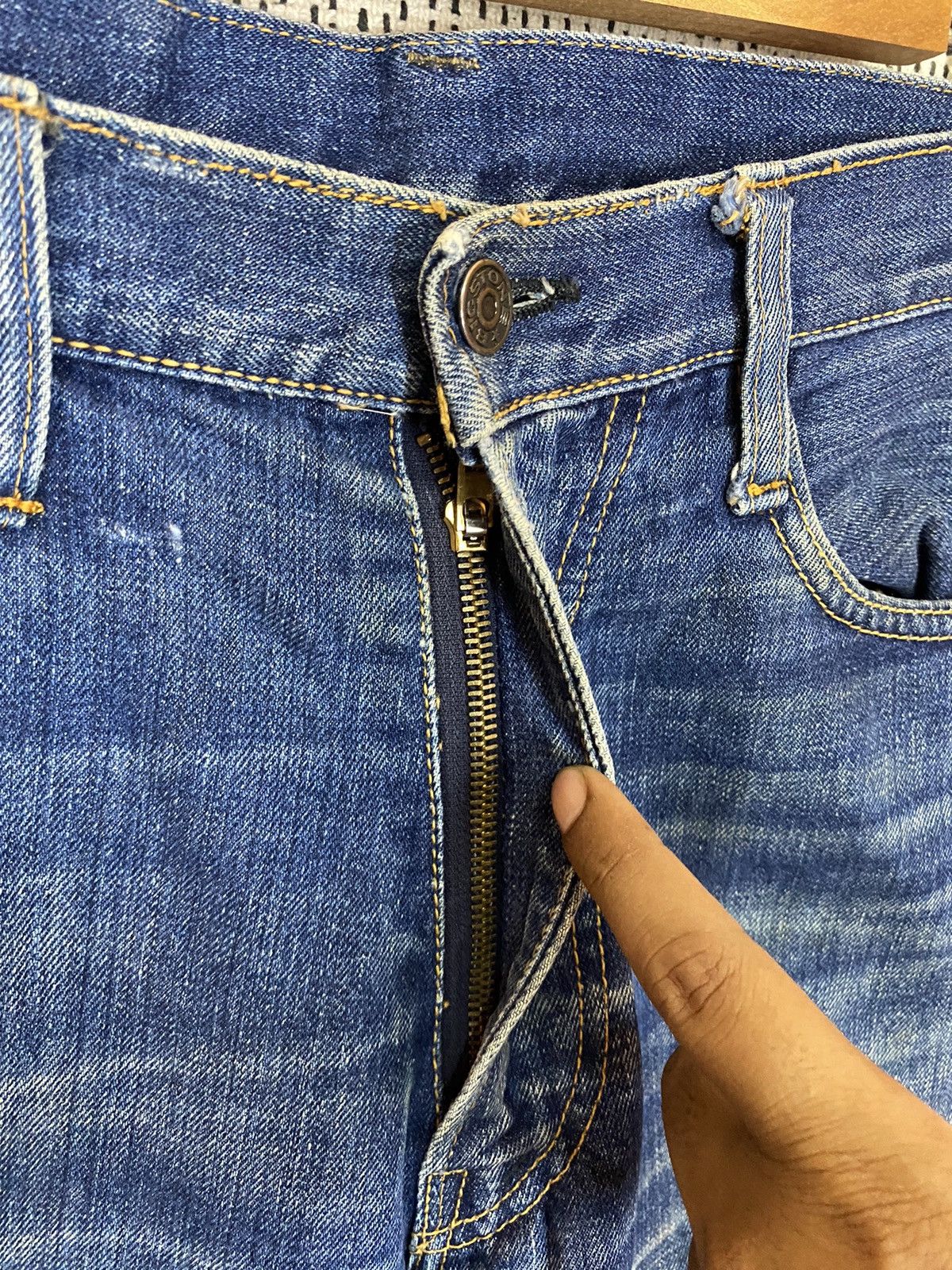 Vintage Vintage 80s big stone denim regular fits Size US 32 / EU 48 - 9 Thumbnail