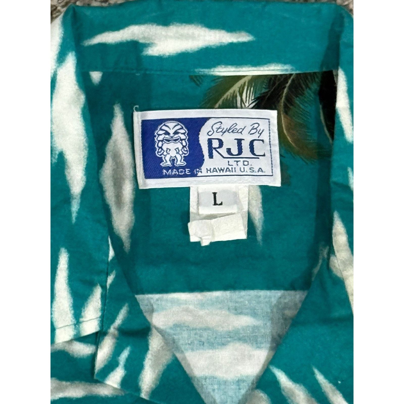 Reyn Spooner Vintage RJC LTD Hawaiian Shirt Men's Large Made in Hawaii Size US L / EU 52-54 / 3 - 4 Thumbnail