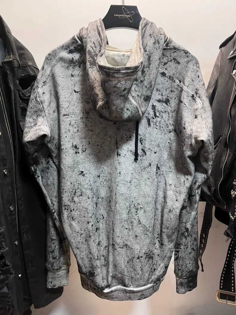 Boris Bidjan Saberi Boris Bidjan Saberi Inkjet Printed Hooded Sweatshirt Size US M / EU 48-50 / 2 - 2 Thumbnail