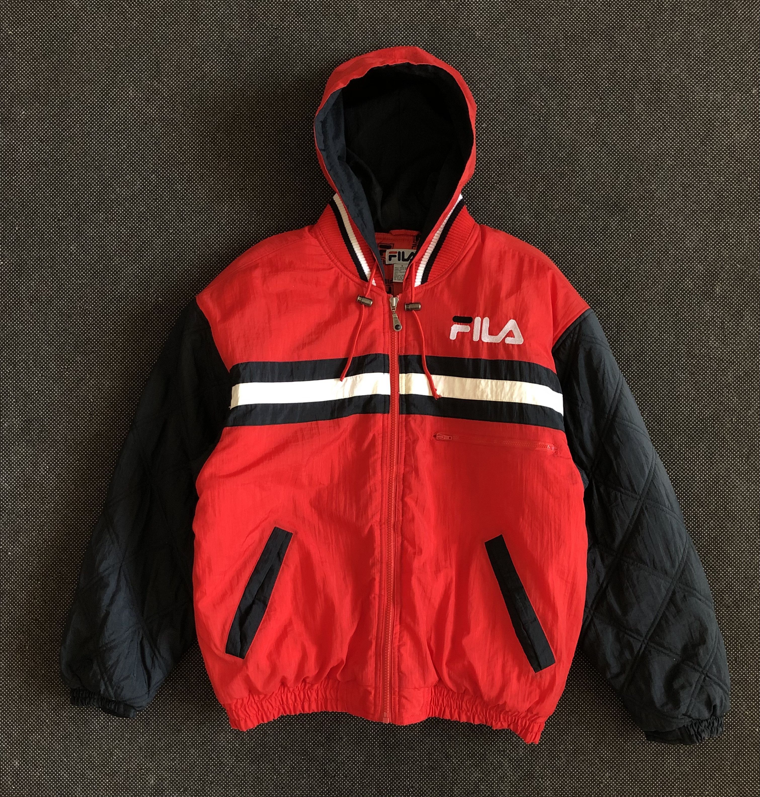Fila × Vintage RARE🔥VINTAGE 90’S FILA PUFFER FILLED HOODED JACKET Size US M / EU 48-50 / 2 - 2 Thumbnail