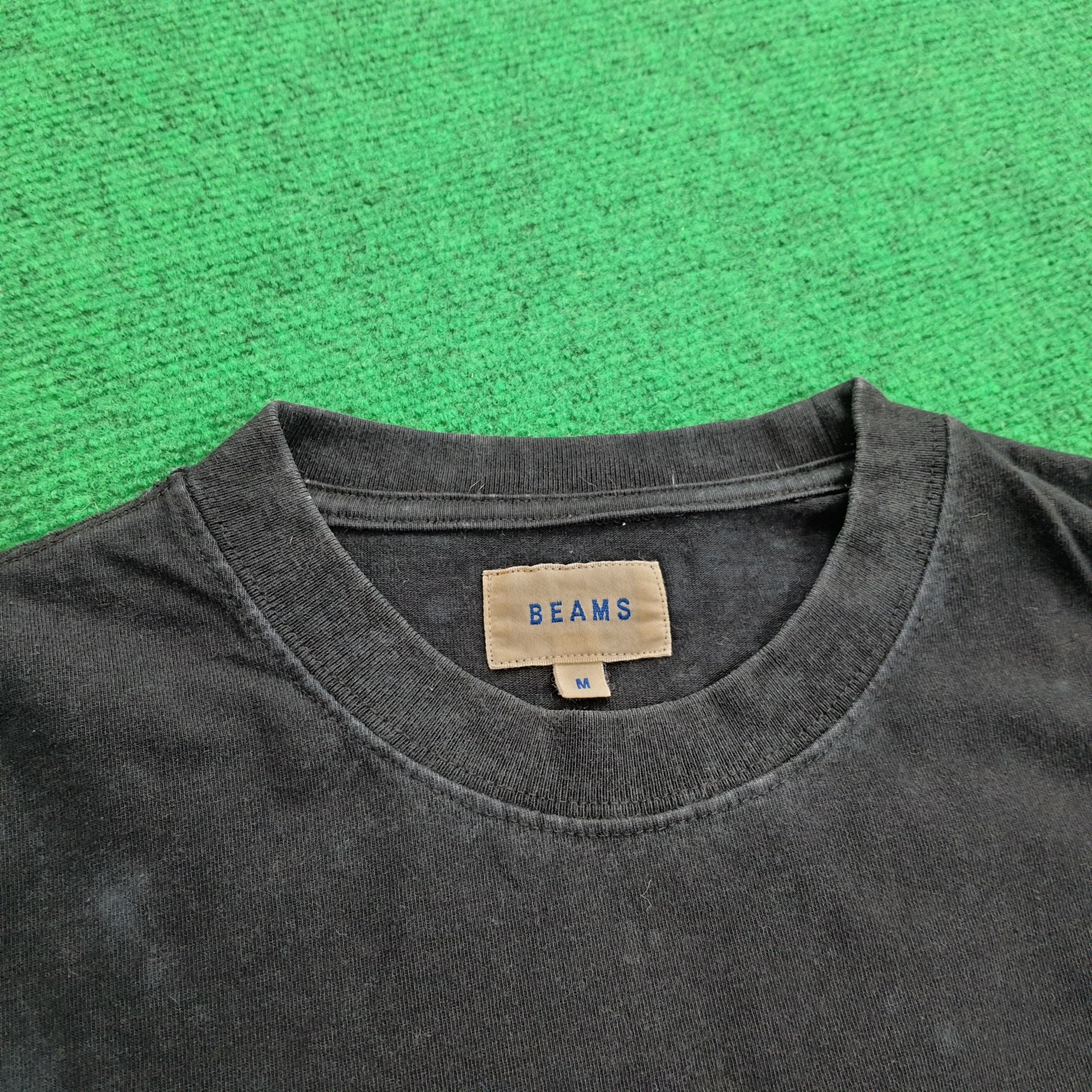 Beams Plus Vintage BEAMS Long Sleeve American Flag Pocket Tee Size US L / EU 52-54 / 3 - 4 Thumbnail