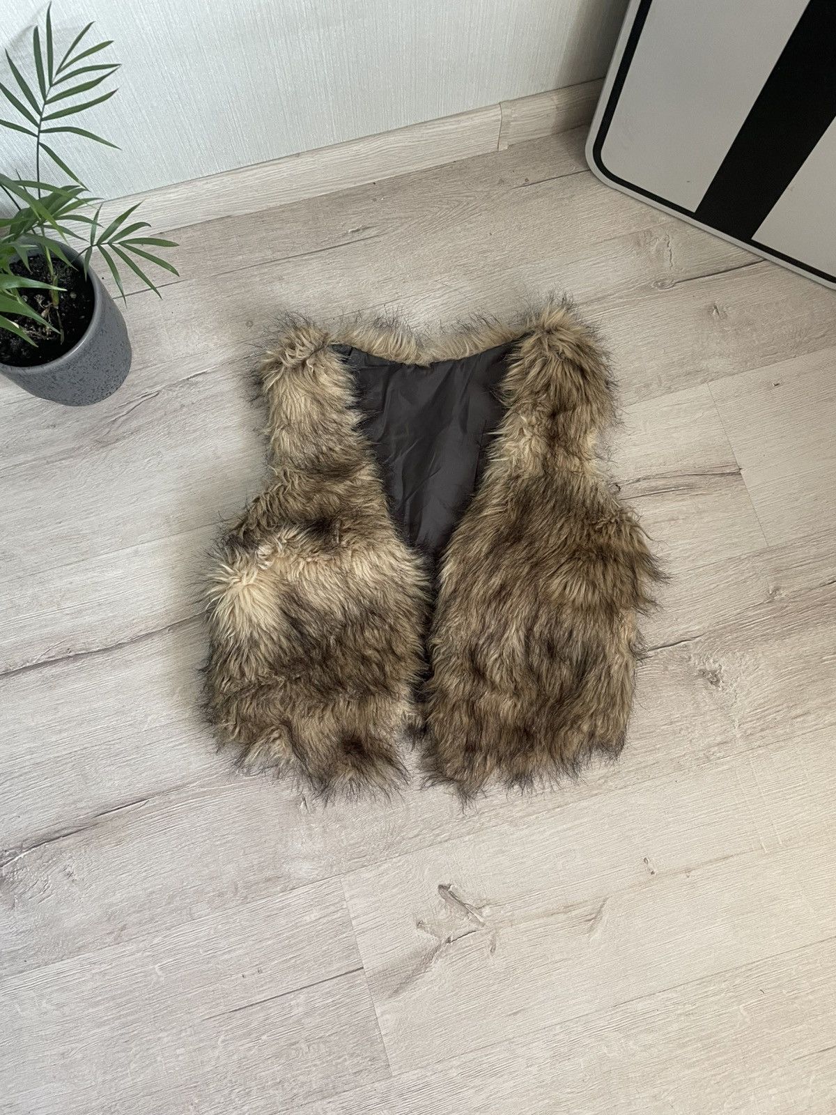 If Six Was Nine × Japanese Brand Vintage Avant Garde Mink Fur Vest Coat Fluffy Mohair Y2k Size M / US 6-8 / IT 42-44 - 4 Thumbnail