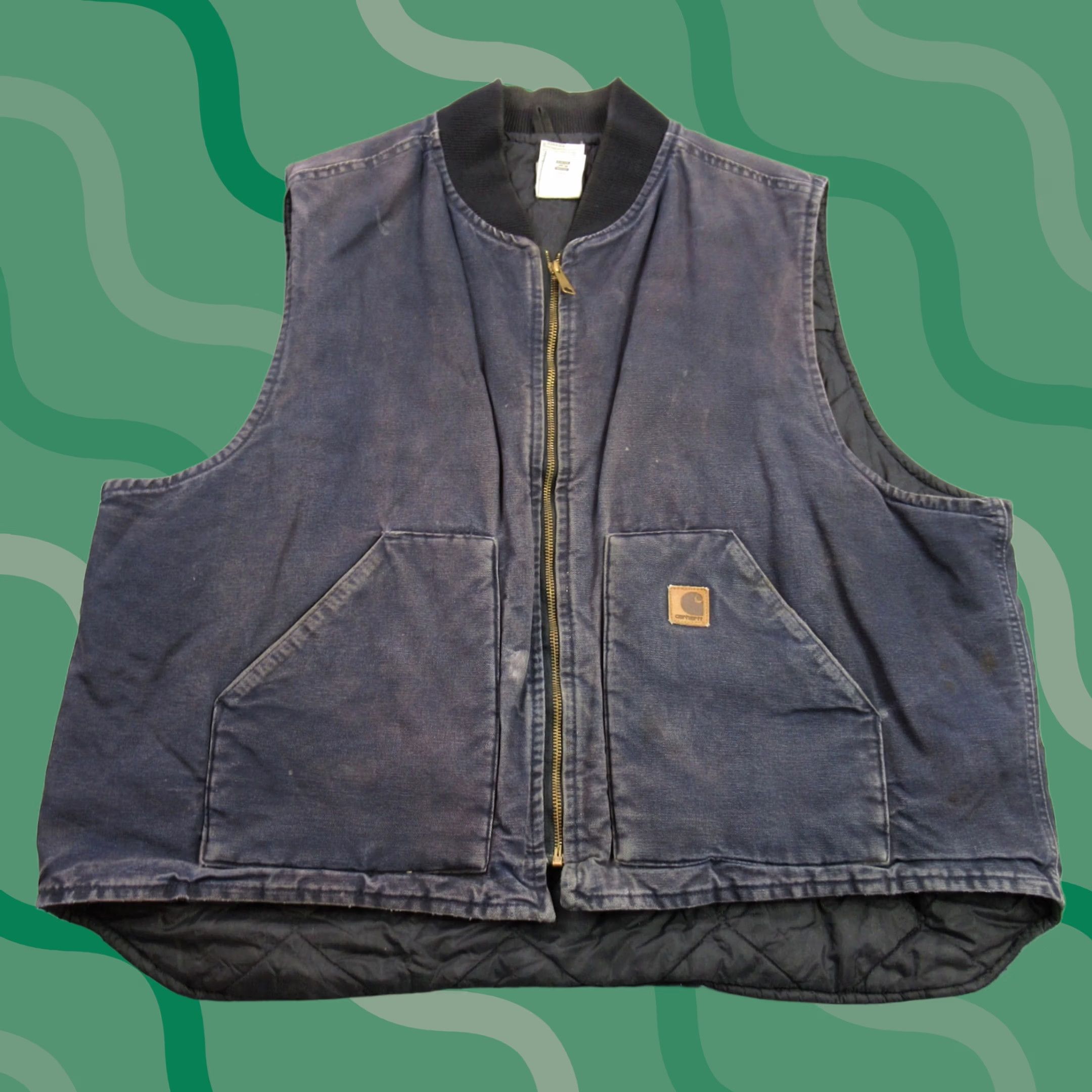 Carhartt × Vintage Vintage Carhartt V02 DKB quilted line vest