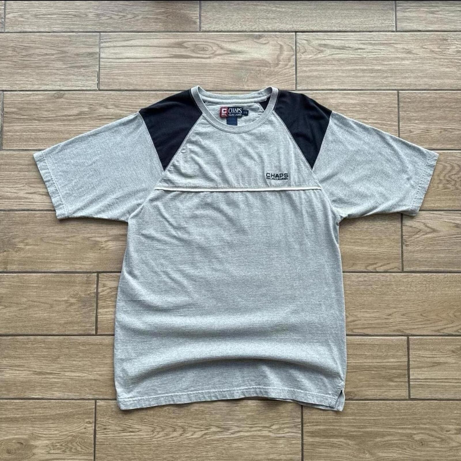 Chaps Y2K Chaps Ralph Lauren 00s Gray T shirt Size US L / EU 52-54 / 3 - 1 Thumbnail