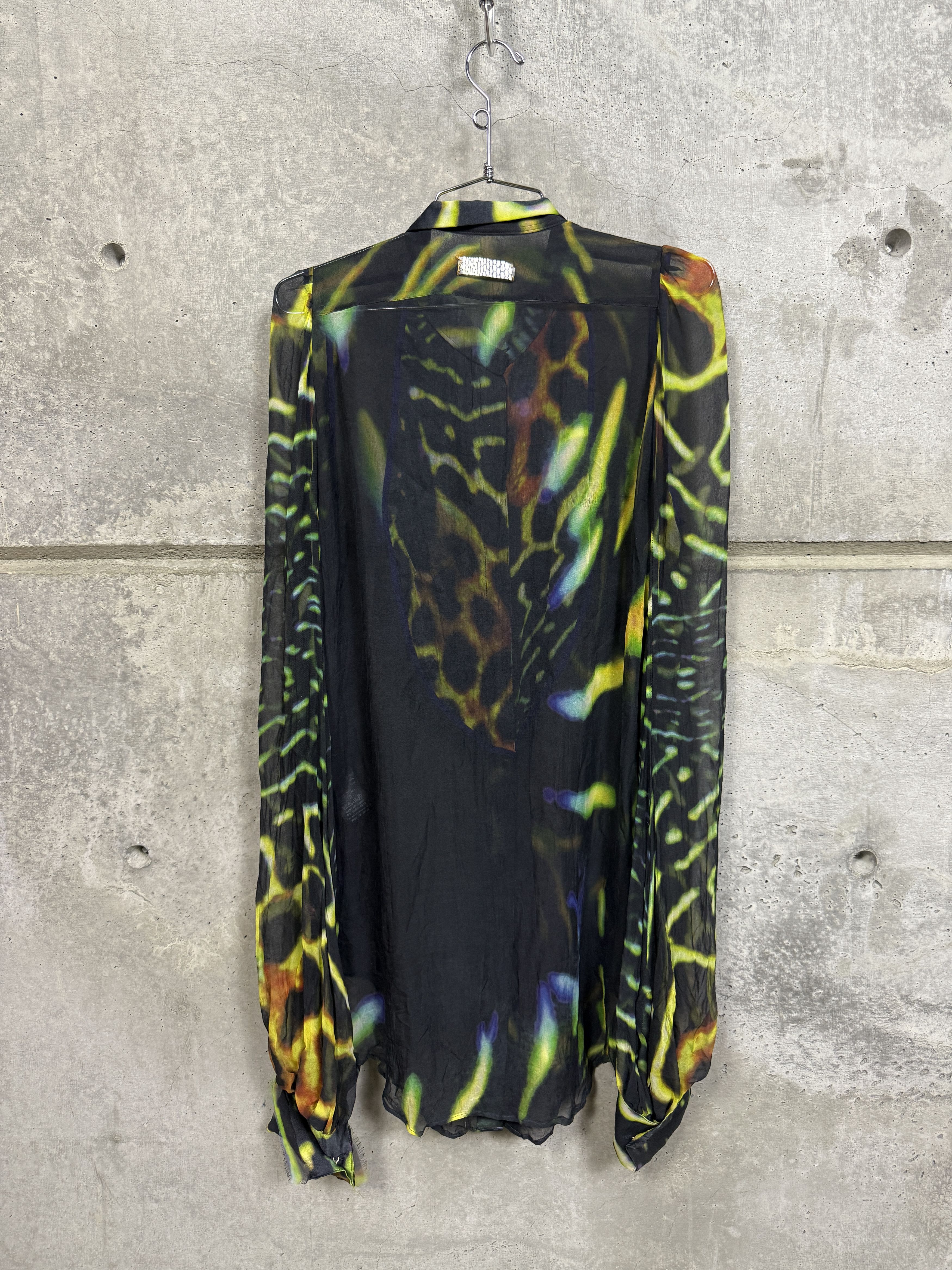 If Six Was Nine If Six Was Nine TXS-4/W Multicolor Silk Button Up Shirt Size L / US 10 / IT 46 - 2 Thumbnail