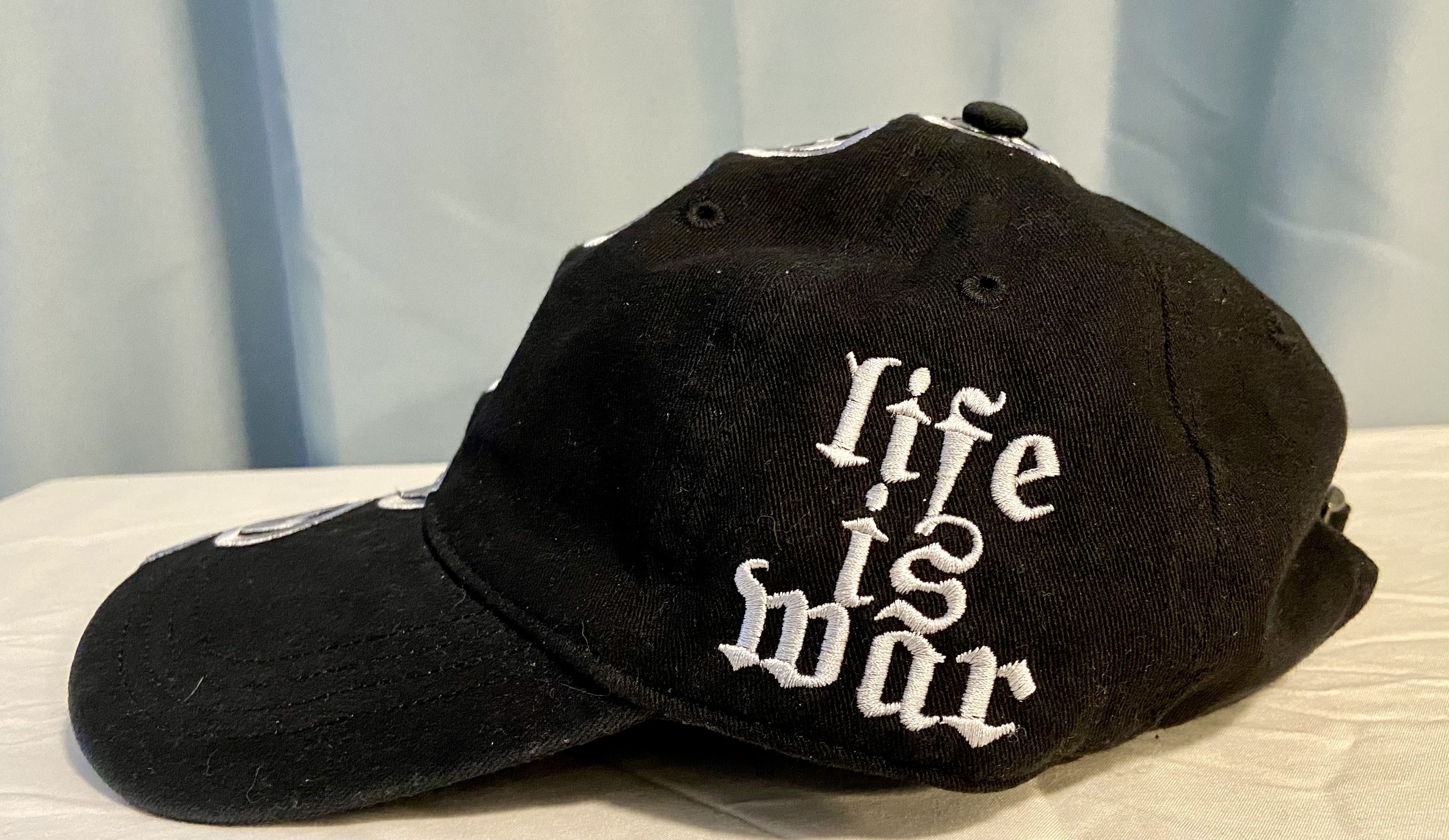 Designer Life is War Cap Size ONE SIZE - 2 Thumbnail