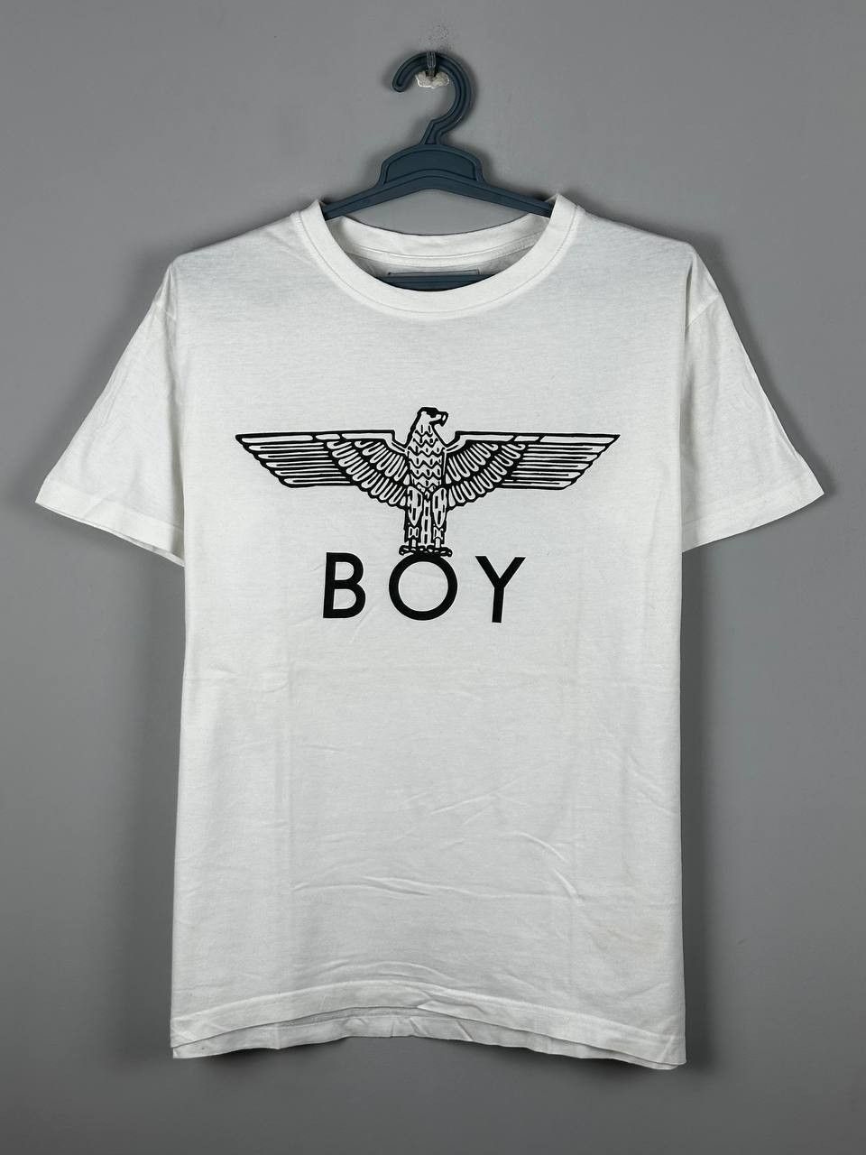 Boy London Vintage Boy London White Big Logo T Shirt Size US L / EU 52-54 / 3 - 1 Thumbnail