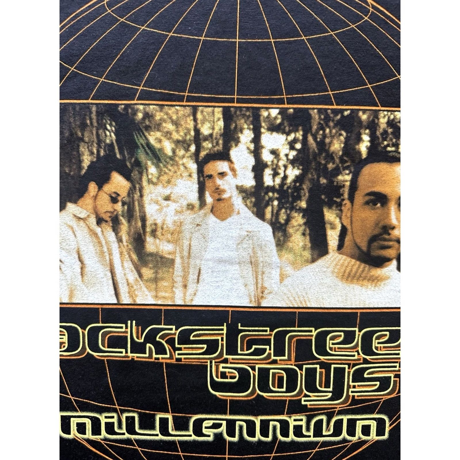 Vintage VINTAGE 90s Backstreet Boys Millennium Promo Shirt M Black Short Sleeve Crew Neck Graphic Print Winterland Men Size US M / EU 48-50 / 2 - 4 Thumbnail