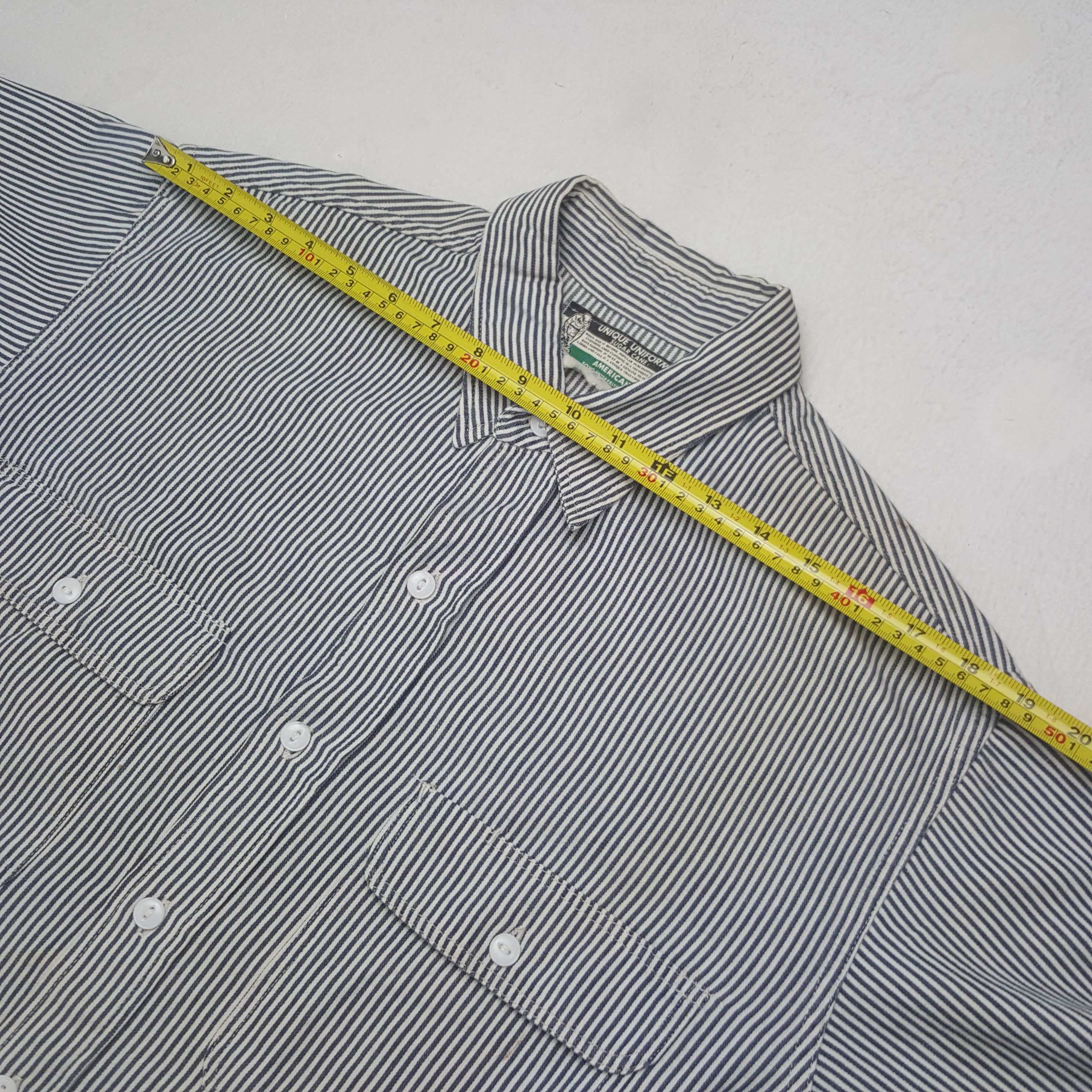 Sugar Cane Vintage Sugar Cane Striped Button Up Shirt Size US L / EU 52-54 / 3 - 5 Thumbnail