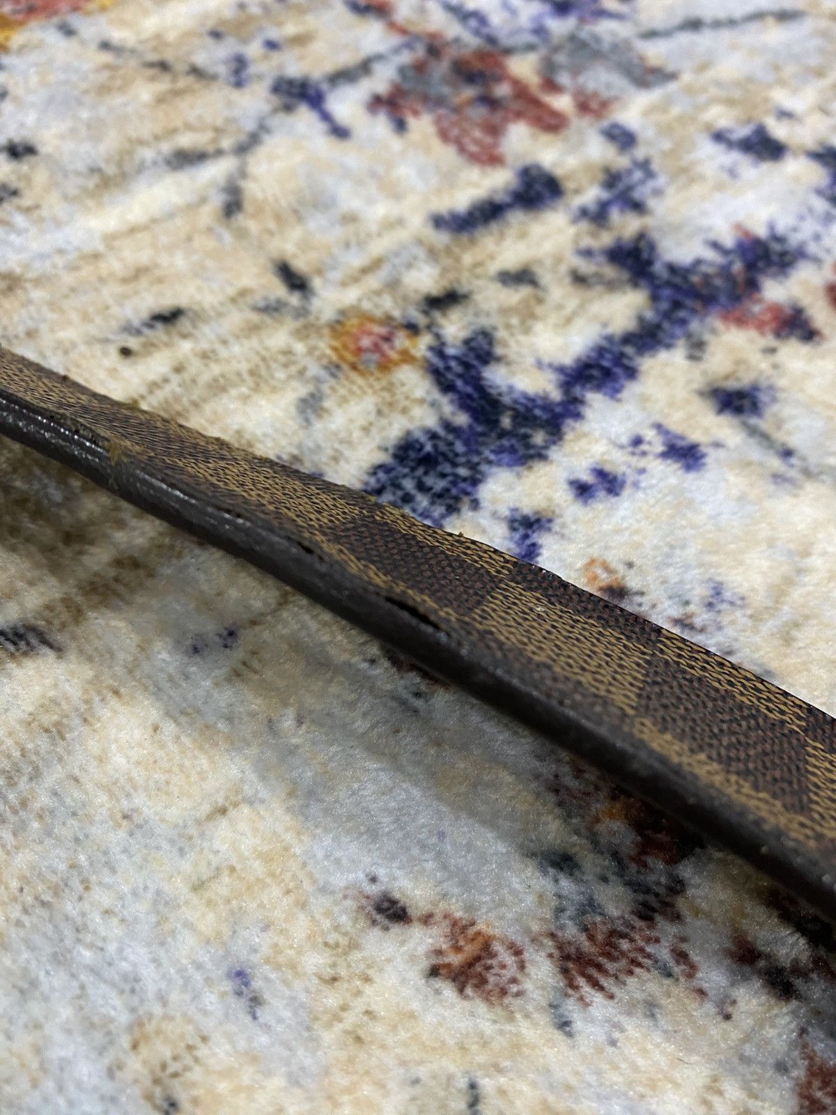 Louis Vuitton Louis Vuitton Paris Damier Ebene Belt Leather Made France Size 32 - 10 Thumbnail