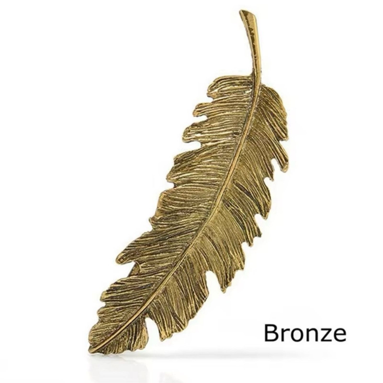 Other Vintage Hair Clip Feather Leaf Shape Hair accessory Size ONE SIZE - 3 Thumbnail