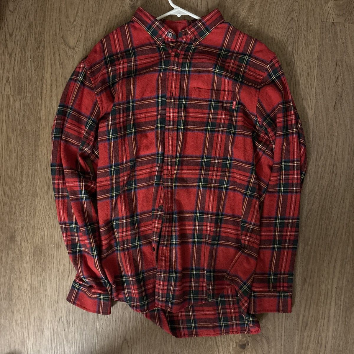 Supreme Fw 17 plaid button up Size US XL / EU 56 / 4 - 1 Thumbnail