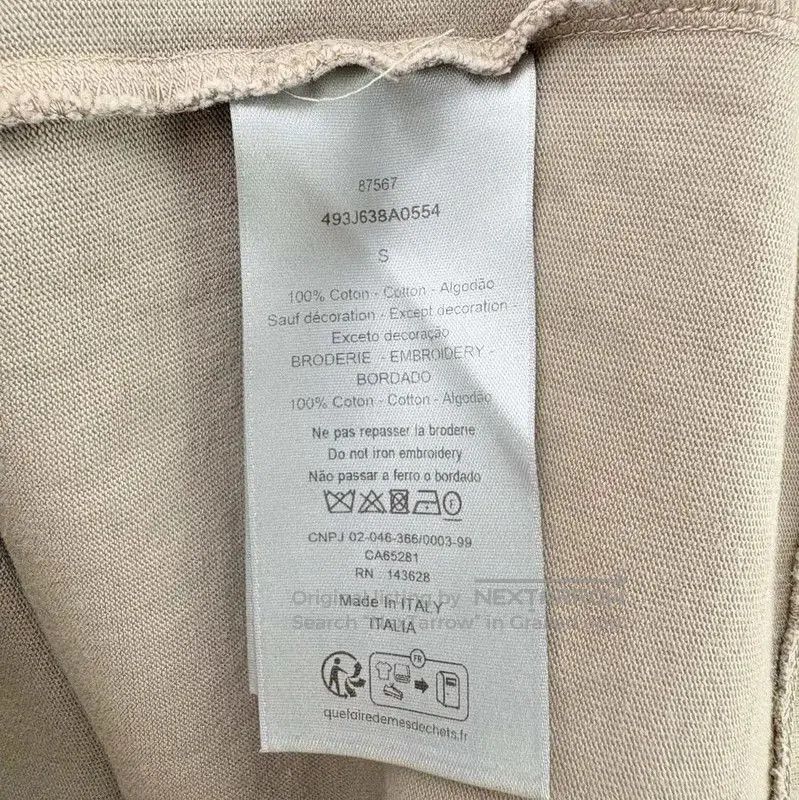Dior Dior Olive Green Men's T-Shirt . Size US S / EU 44-46 / 1 - 5 Thumbnail