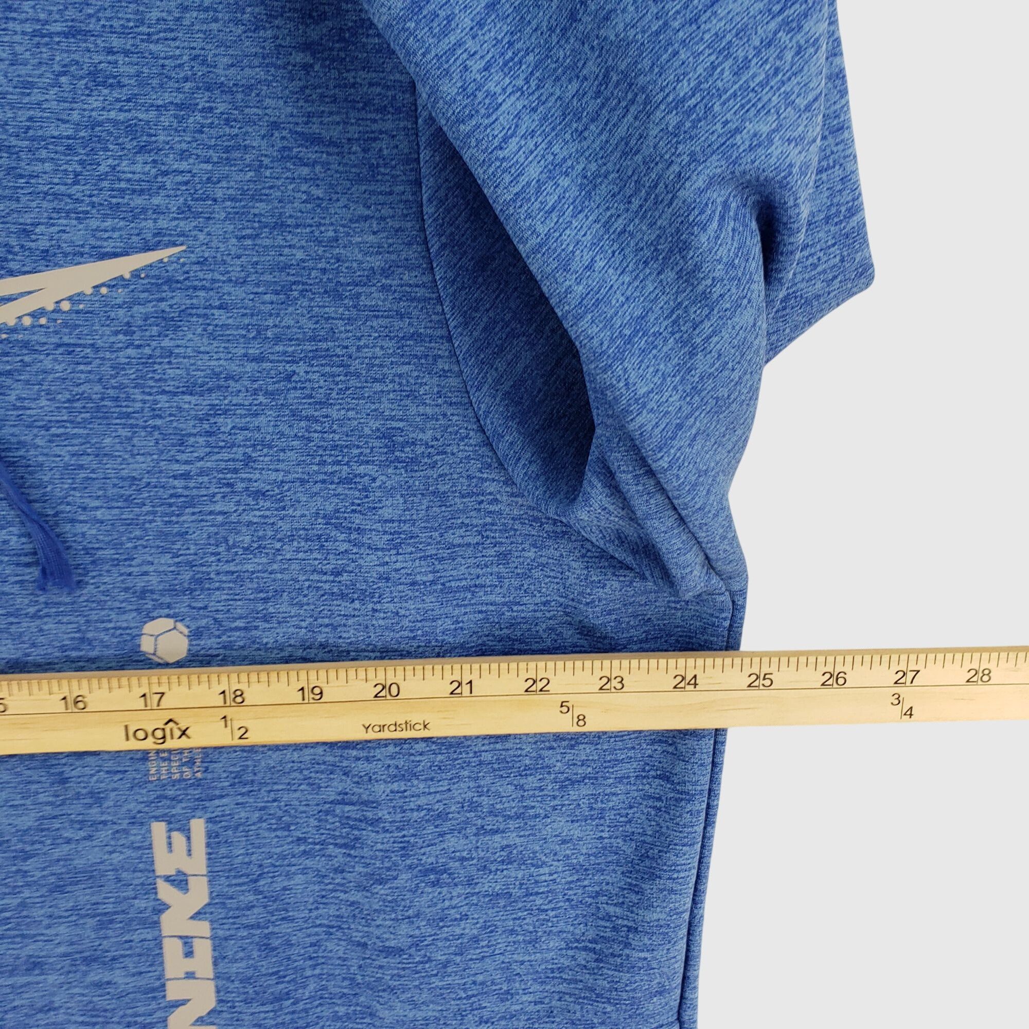 Nike Nike Blue Pullover Hoodie With Front Pocket & Drawstring XL Size US XL / EU 56 / 4 - 6 Thumbnail