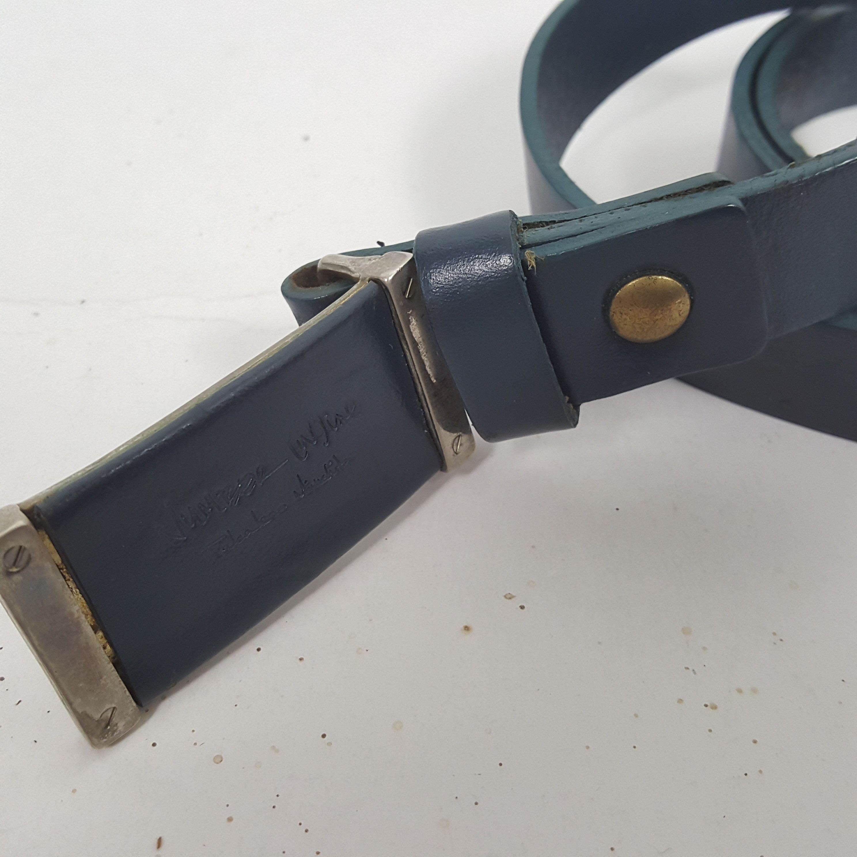 Japanese Brand Vintage NUMBER (N)INE Japanese Designer Brand Belt Size 44 - 2 Thumbnail