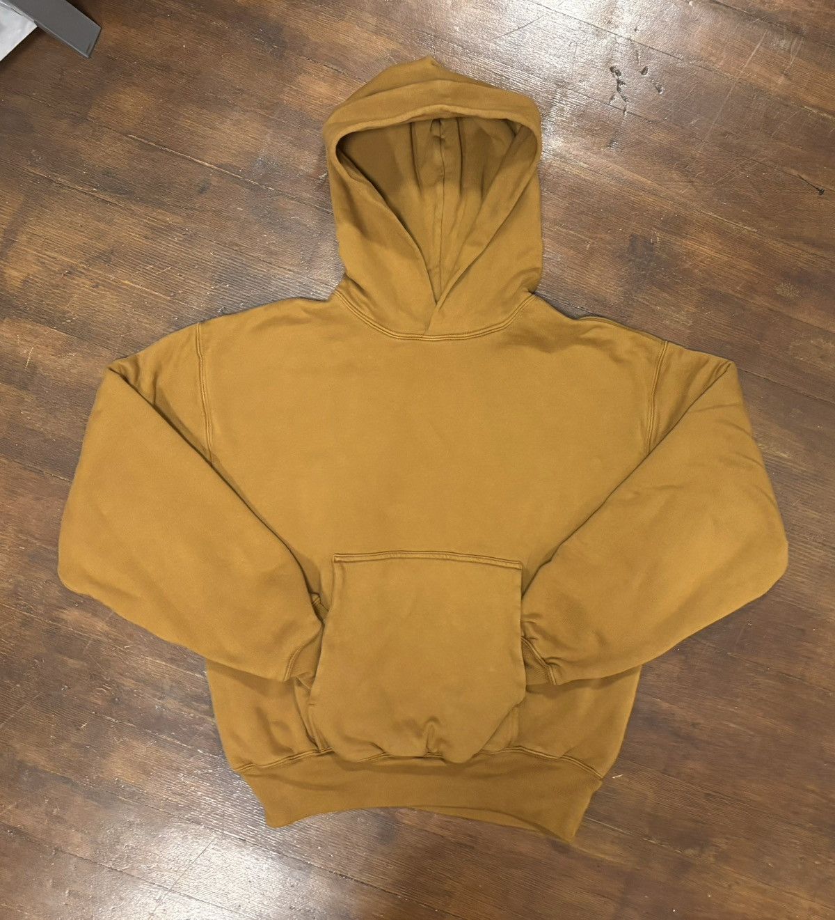 Yeezy gap perfect hoodie light brown online size large