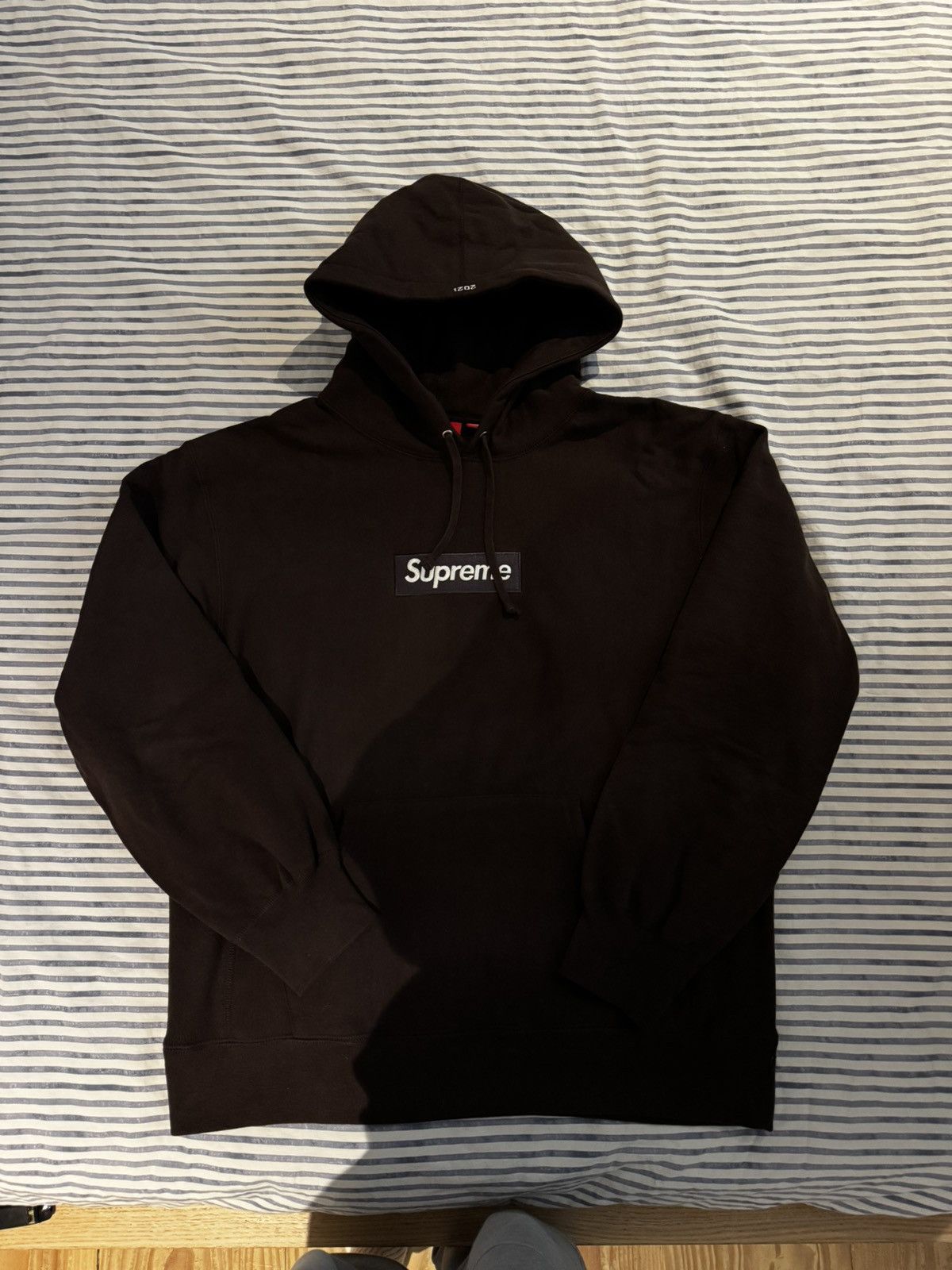 Supreme Supreme Brown Box Logo Hooded Sweatshirt Pullover Large FW21 Size US L / EU 52-54 / 3 - 5 Thumbnail