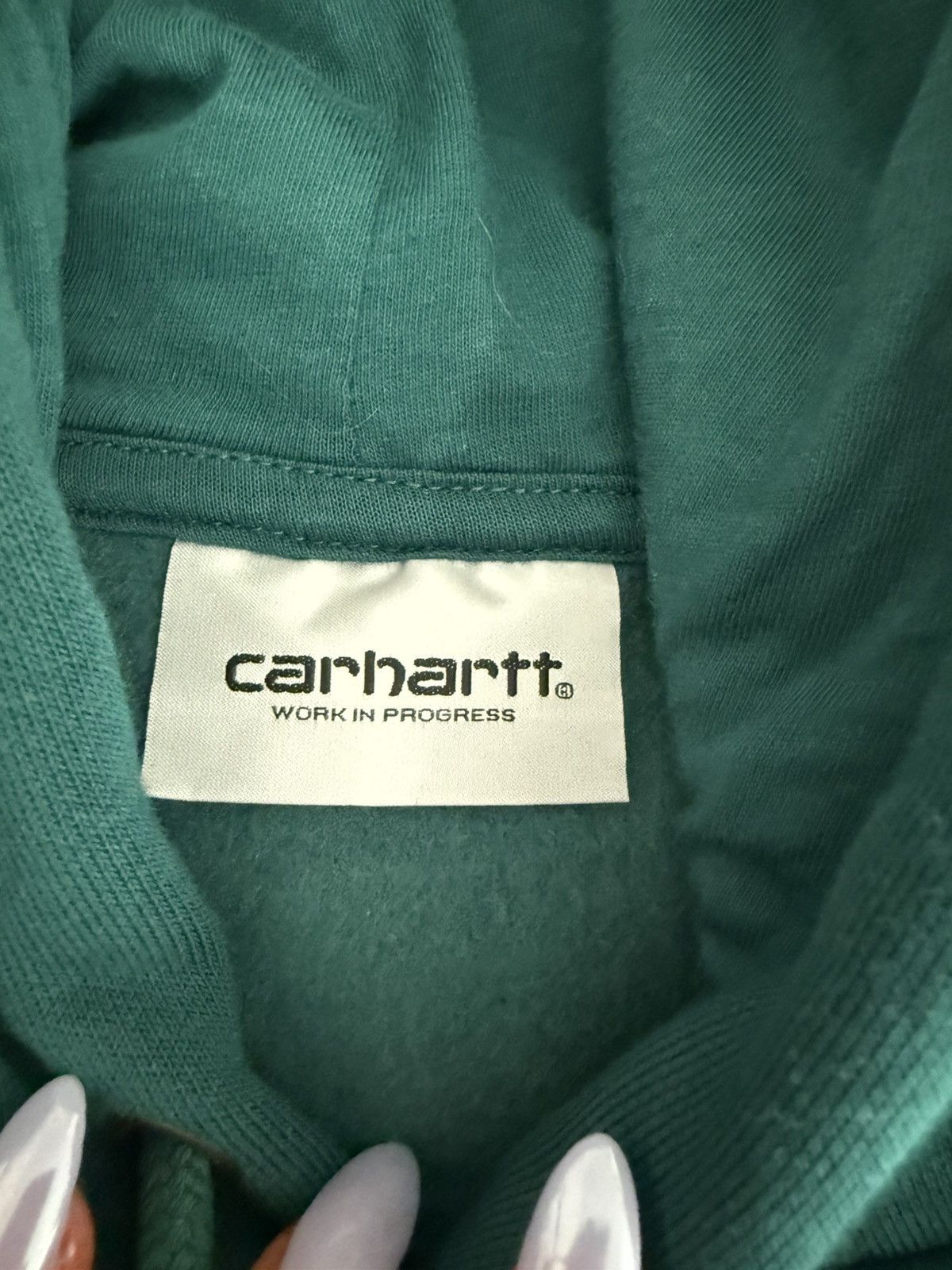 Carhartt Wip Carhartt WIP Dark Green Hoodie Size US XL / EU 56 / 4 - 4 Thumbnail