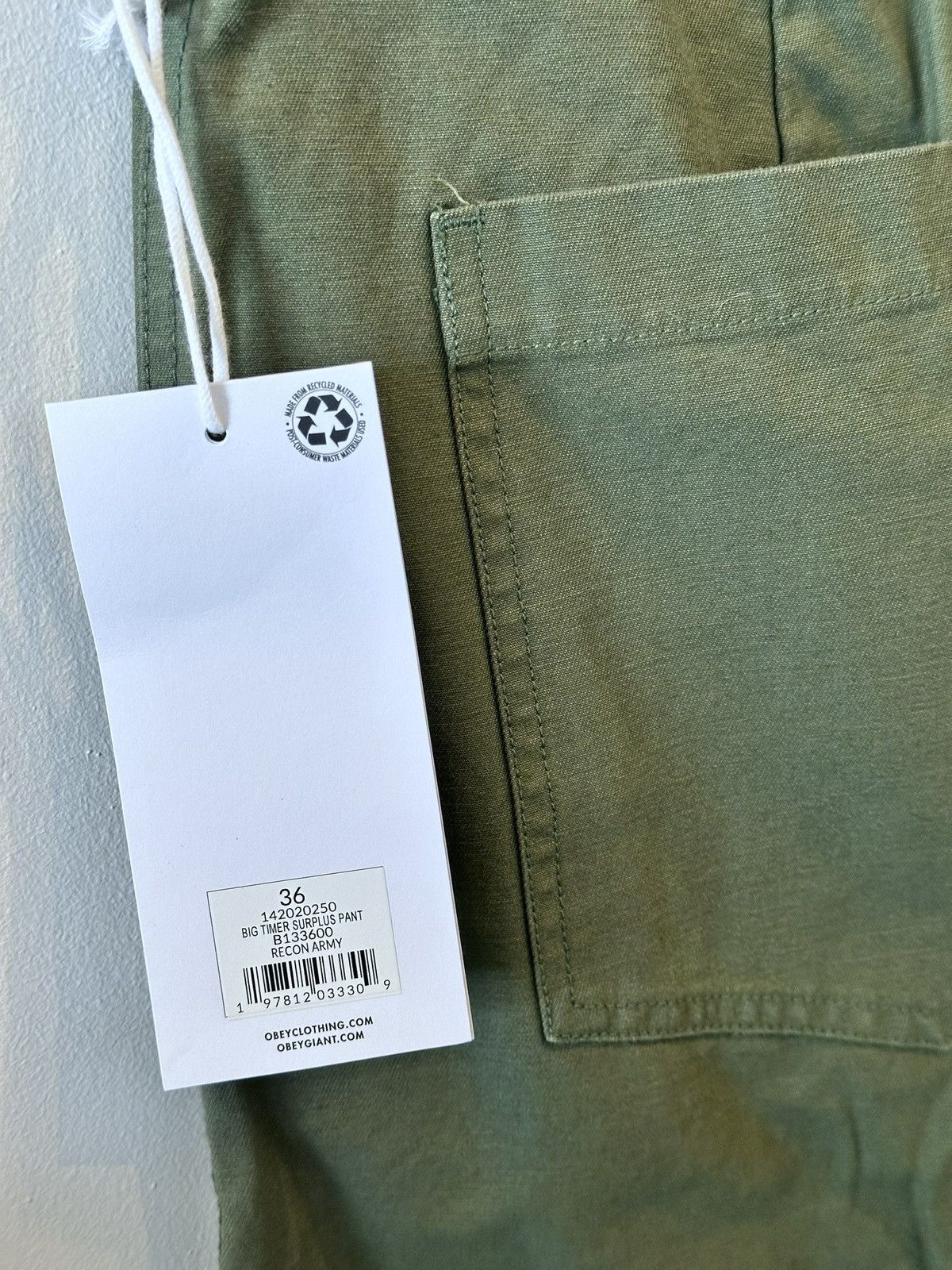 Obey OBEY Big Timer Pants 36 Size US 36 / EU 52 - 3 Thumbnail
