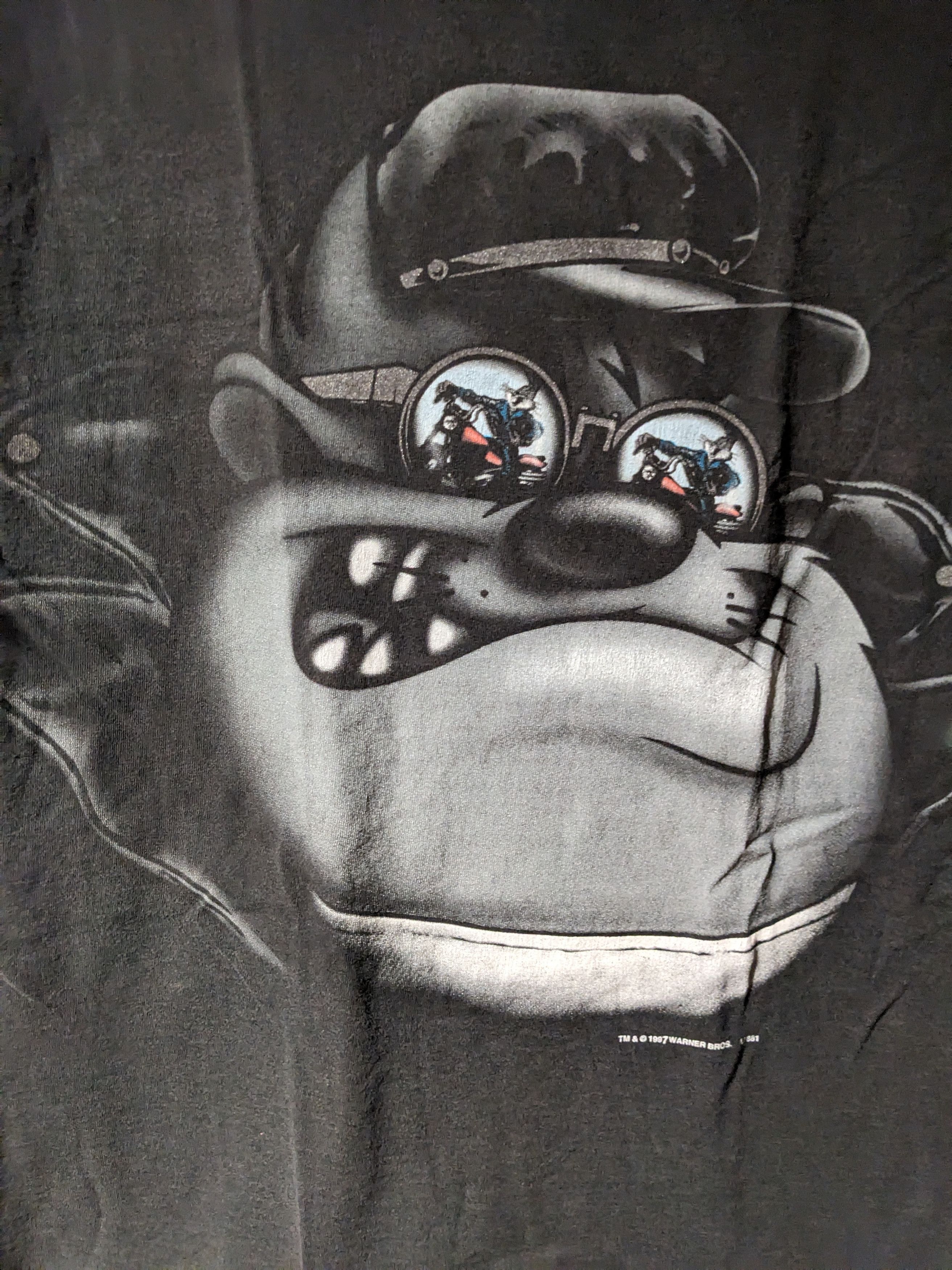 Cartoon Network × Harley Davidson × Vintage Vintage 1997 Looney Tunes Taz Motorcycle YOUTH T-Shirt Size US L / EU 52-54 / 3 - 2 Thumbnail