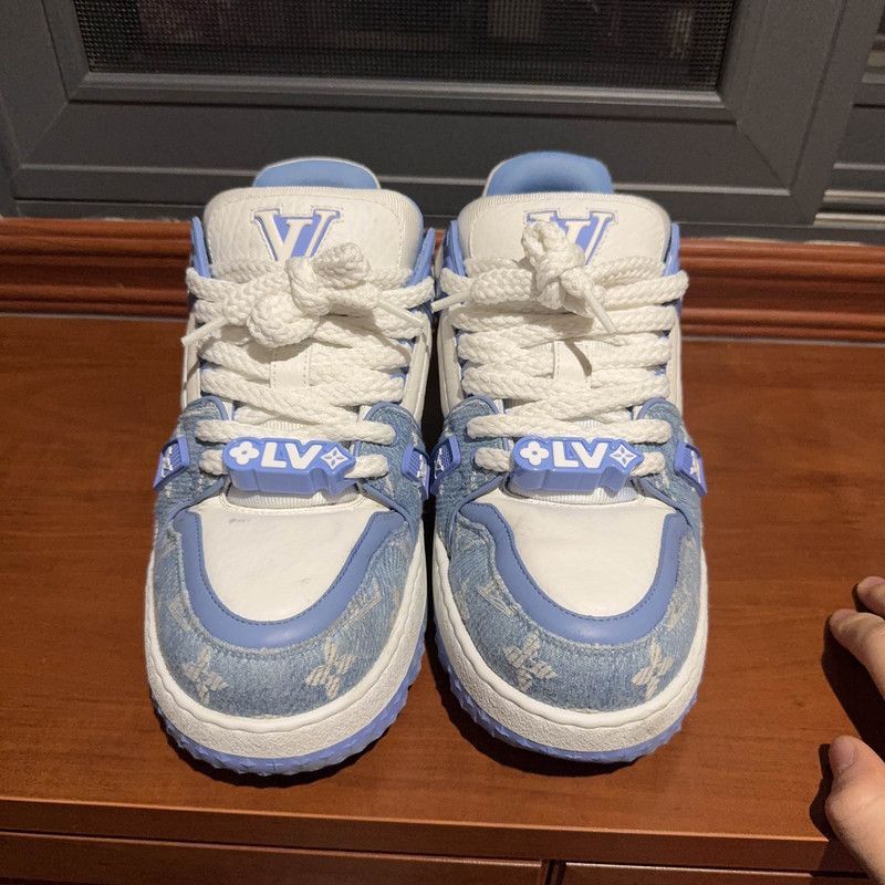 Louis Vuitton Louis Vuitton Trainer Maxi Low Sneakers for All -2508 Size US 8.5 / EU 41-42 - 2 Thumbnail