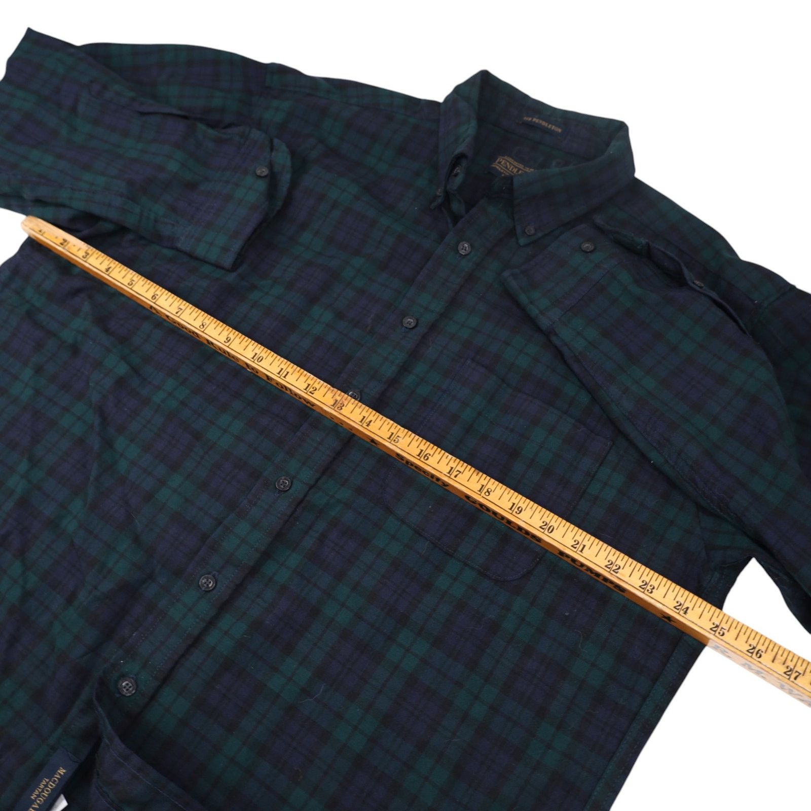 Pendleton Sir Pendleton MacDougall Wool Button Up Shirt Size US XL / EU 56 / 4 - 7 Thumbnail