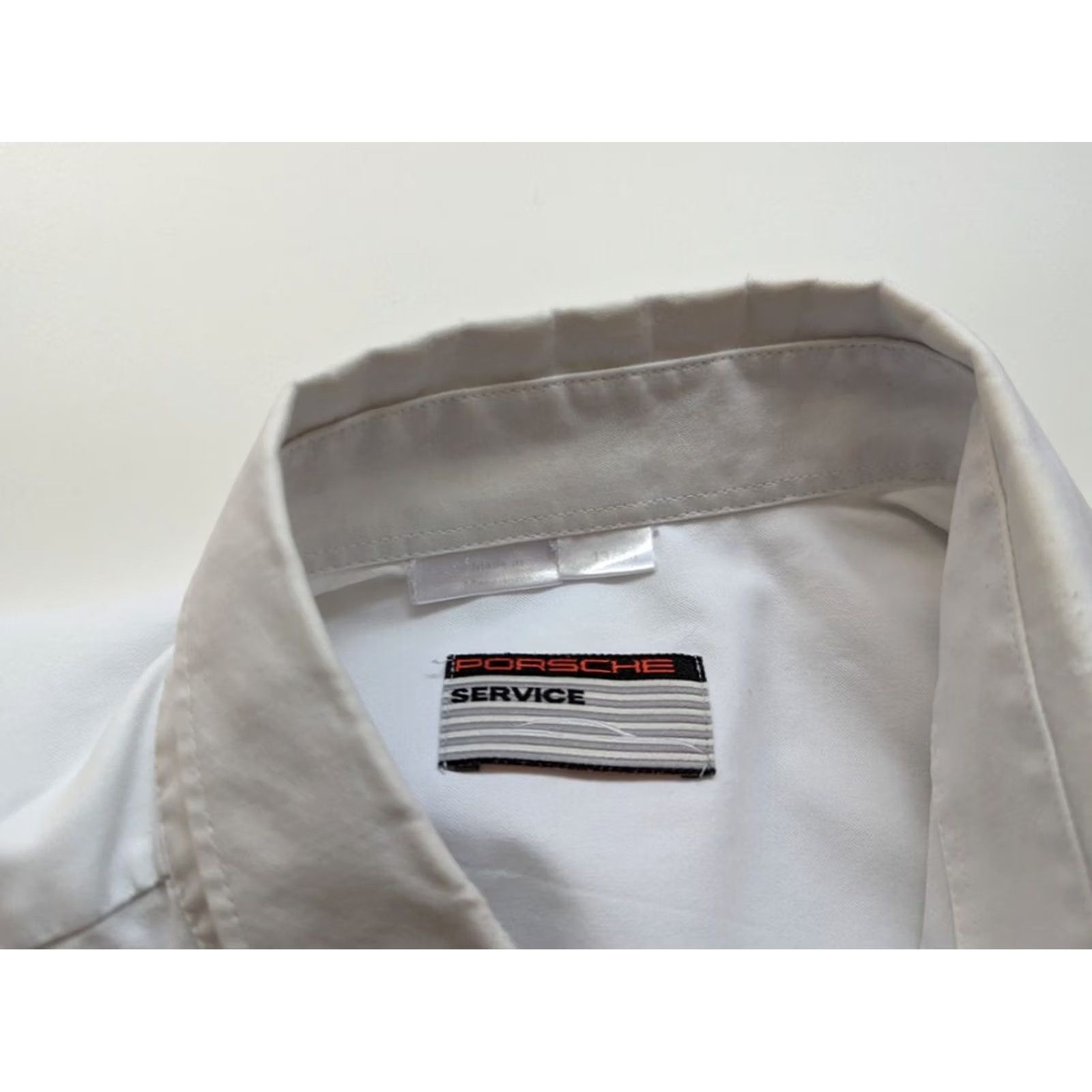 Vintage Porsche Shirt Long Sleeve White Button-Up 43/44 Men Gamer? Size US XL / EU 56 / 4 - 3 Thumbnail