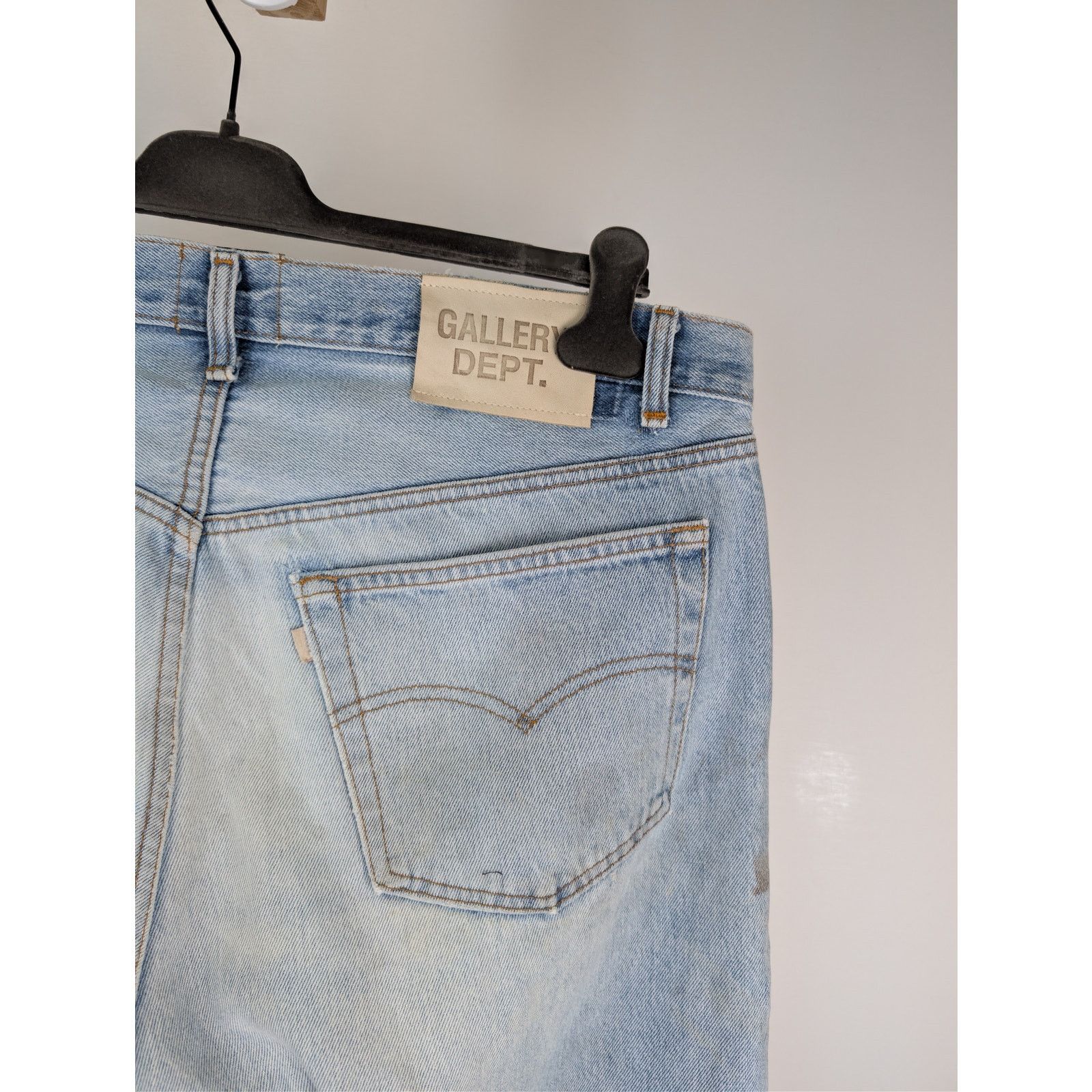 Gallery Dept. o1rshd1 Ken Reworked Vintage Ripped Destory Denim Jeans Size US 38 / EU 54 - 12 Thumbnail