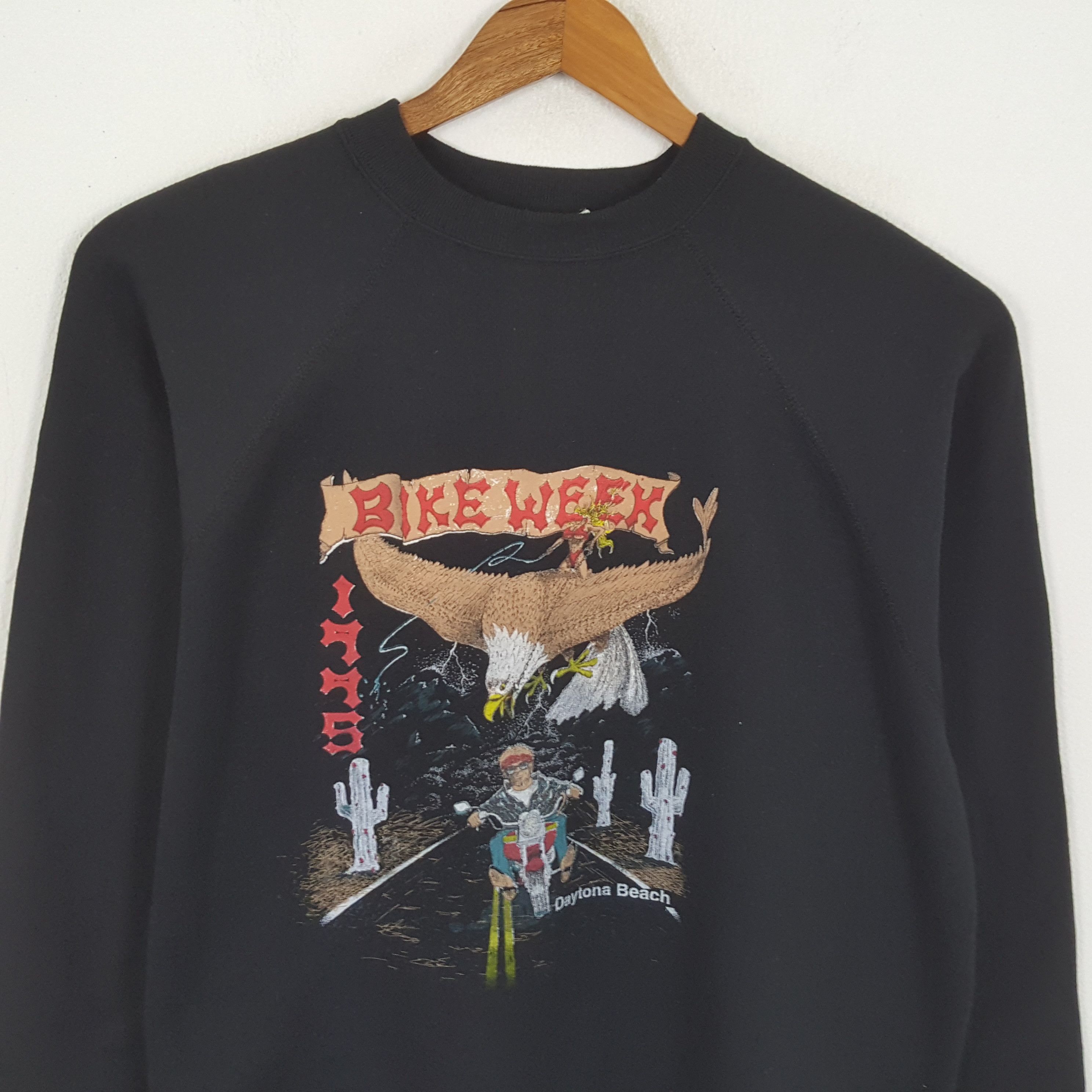Daytona × Vintage Vintage BIKE WEEK DAYTONA American Motorcycle Sweatshirt Size US L / EU 52-54 / 3 - 2 Thumbnail