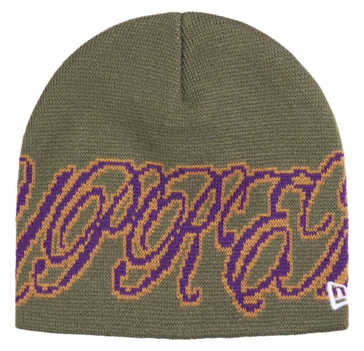 Supreme New Era® Cursive Beanie | Grailed
