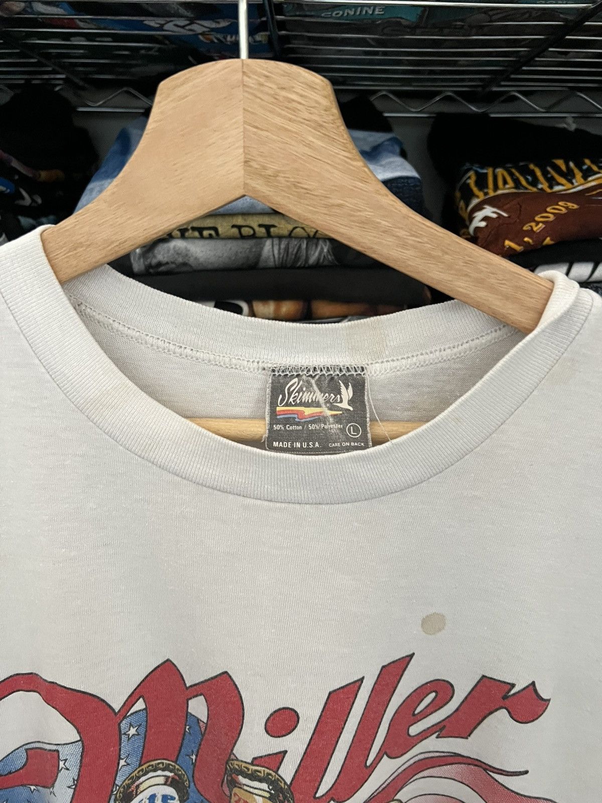 Budweiser 80s Miller America’s Best Beer Promo Tee Size US L / EU 52-54 / 3 - 3 Thumbnail