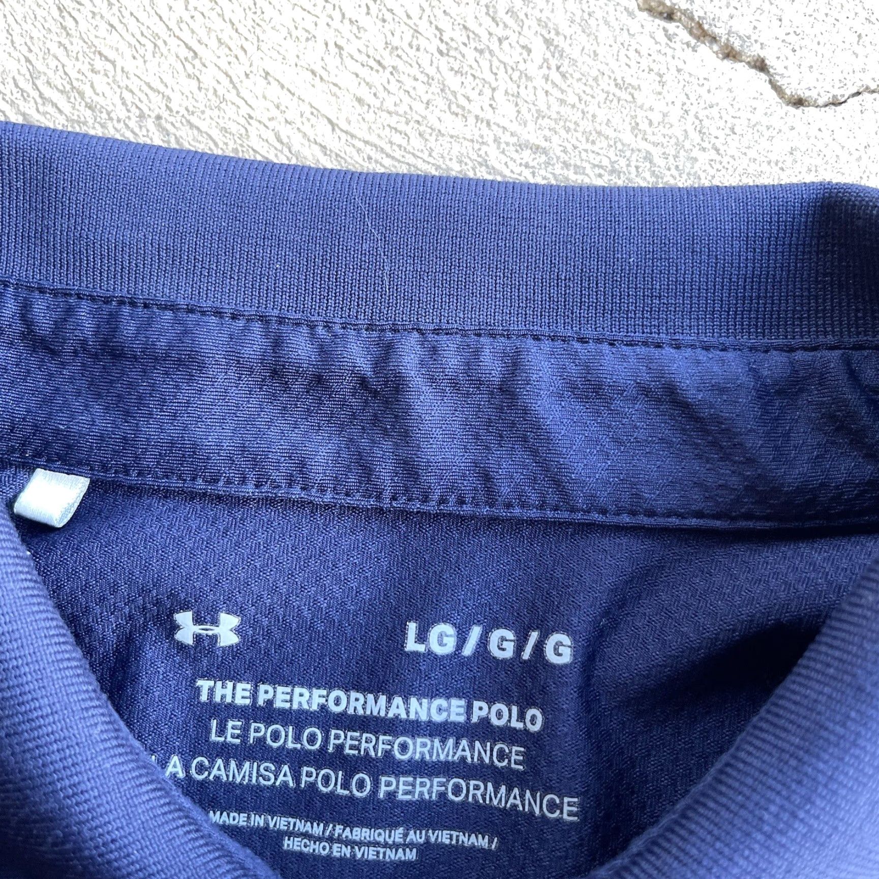 Under Armour Under Armour Shirt Men Large Blue Short Sleeve Polo Stretch The Performance Golf Size US L / EU 52-54 / 3 - 6 Thumbnail