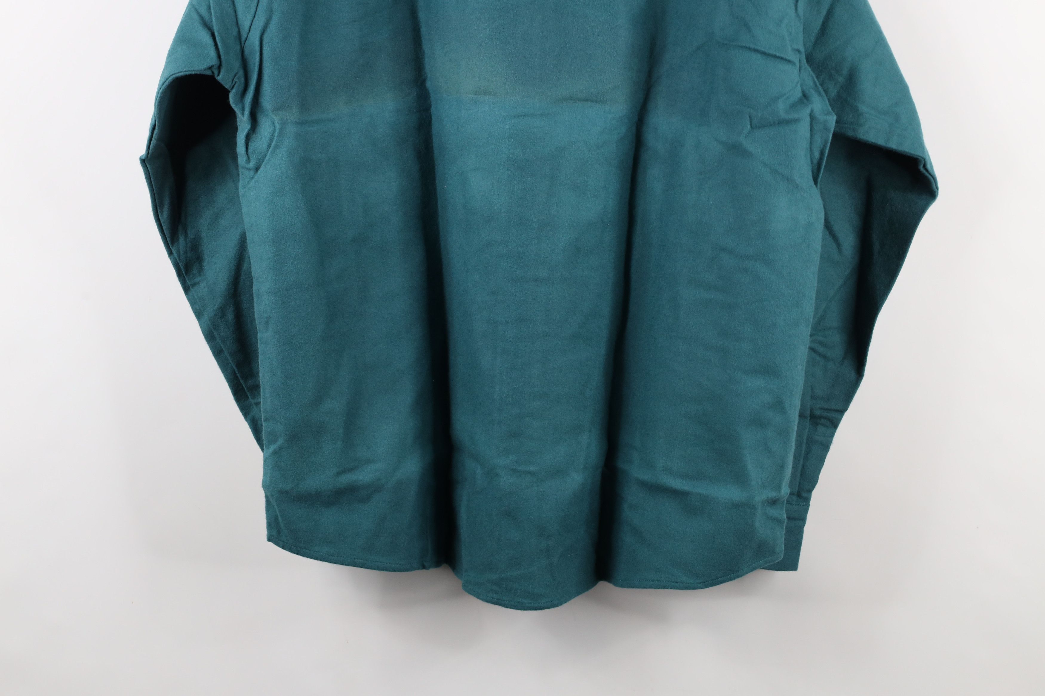Vintage Deadstock Vintage 80s 90s Streetwear Button Shirt Teal USA Size US XL / EU 56 / 4 - 14 Thumbnail