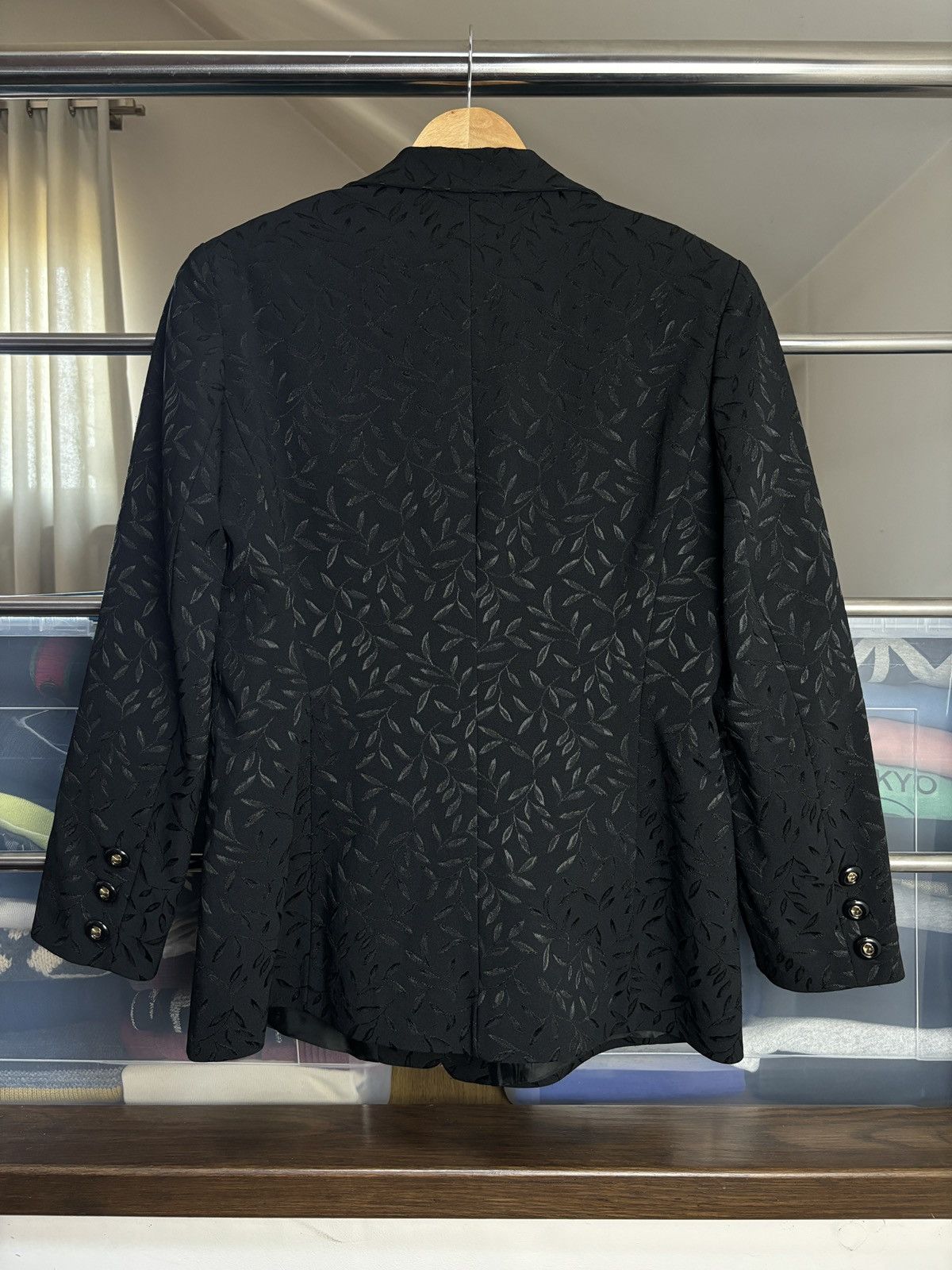 Sandro × Vintage Sandro Paris Vintage Blazer Jacket Size L / US 10 / IT 46 - 3 Thumbnail