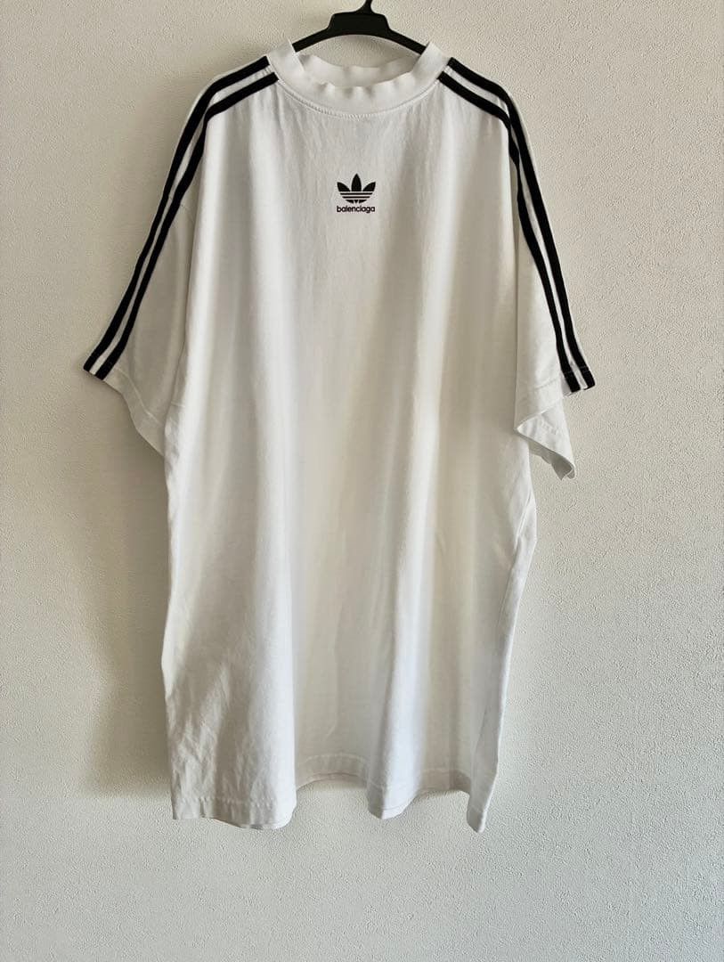 Balenciaga Balenciaga Adidas Collaboration T-Shirt White Size US XXS / EU 40 - 1 Thumbnail