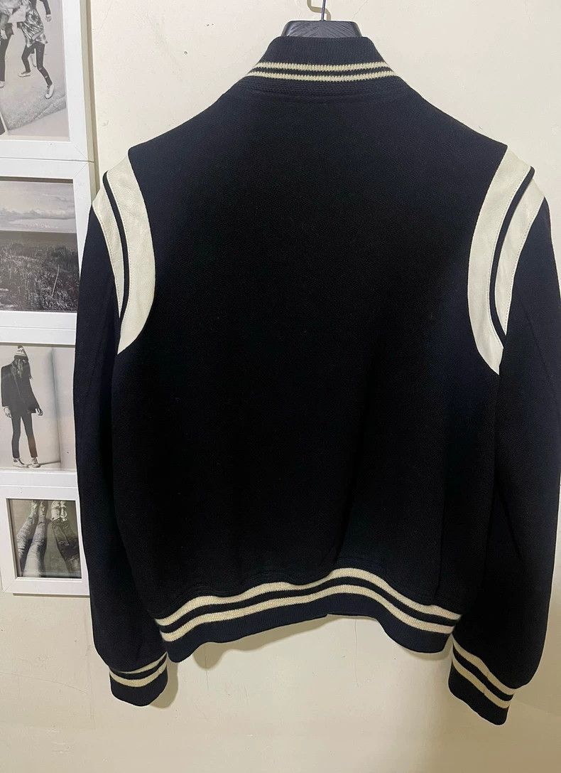 Saint Laurent Paris saint Laurent paris13fw authentic black and white wool for Size US L / EU 52-54 / 3 - 2 Thumbnail