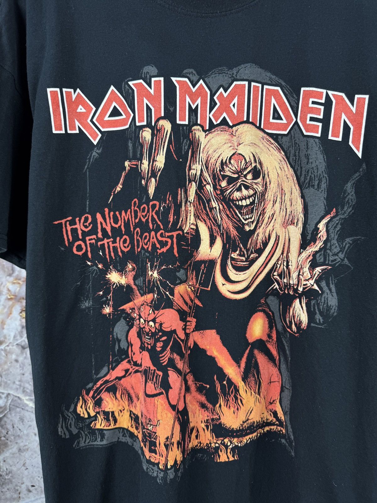Iron Maiden Iron Maiden “The Number of the Beast” Band T-Shirt Heavy Size US XXL / EU 58 / 5 - 5 Thumbnail