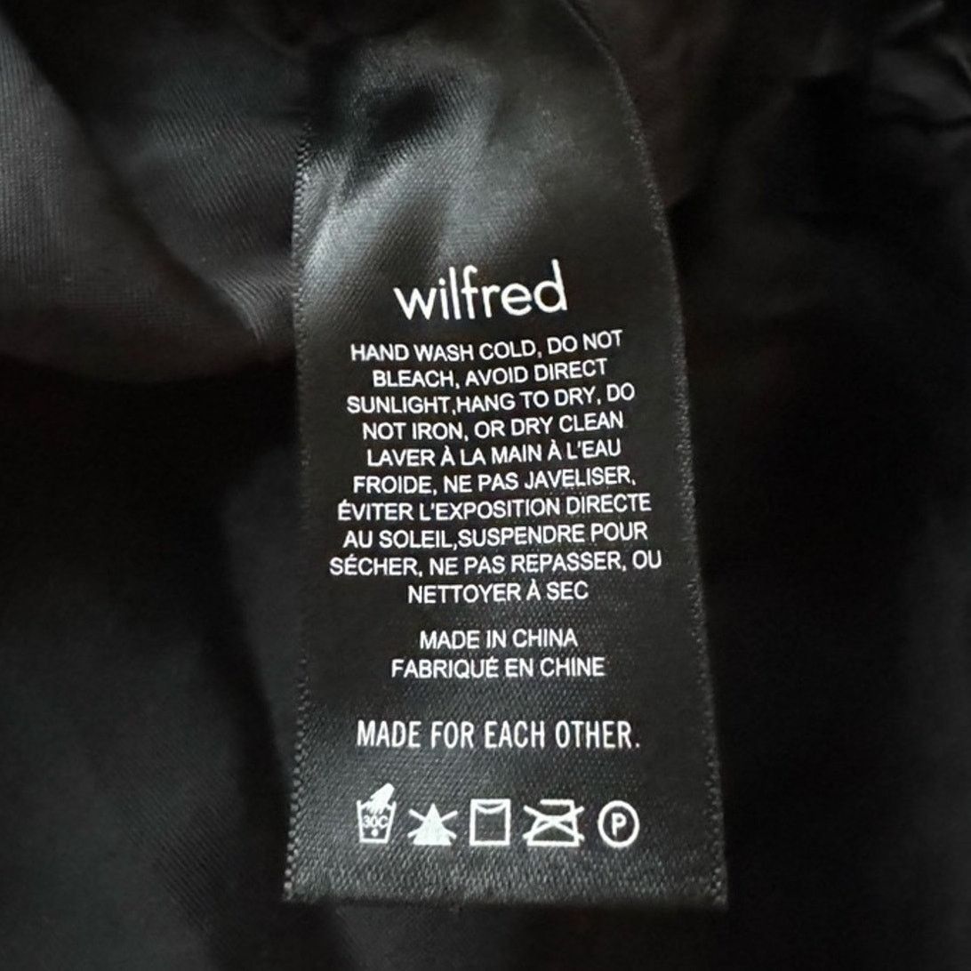 Aritzia Aritzia Wilfred Faux Leather Black Crinkle Skirt Size 24" / US 00 / IT 34 - 9 Thumbnail