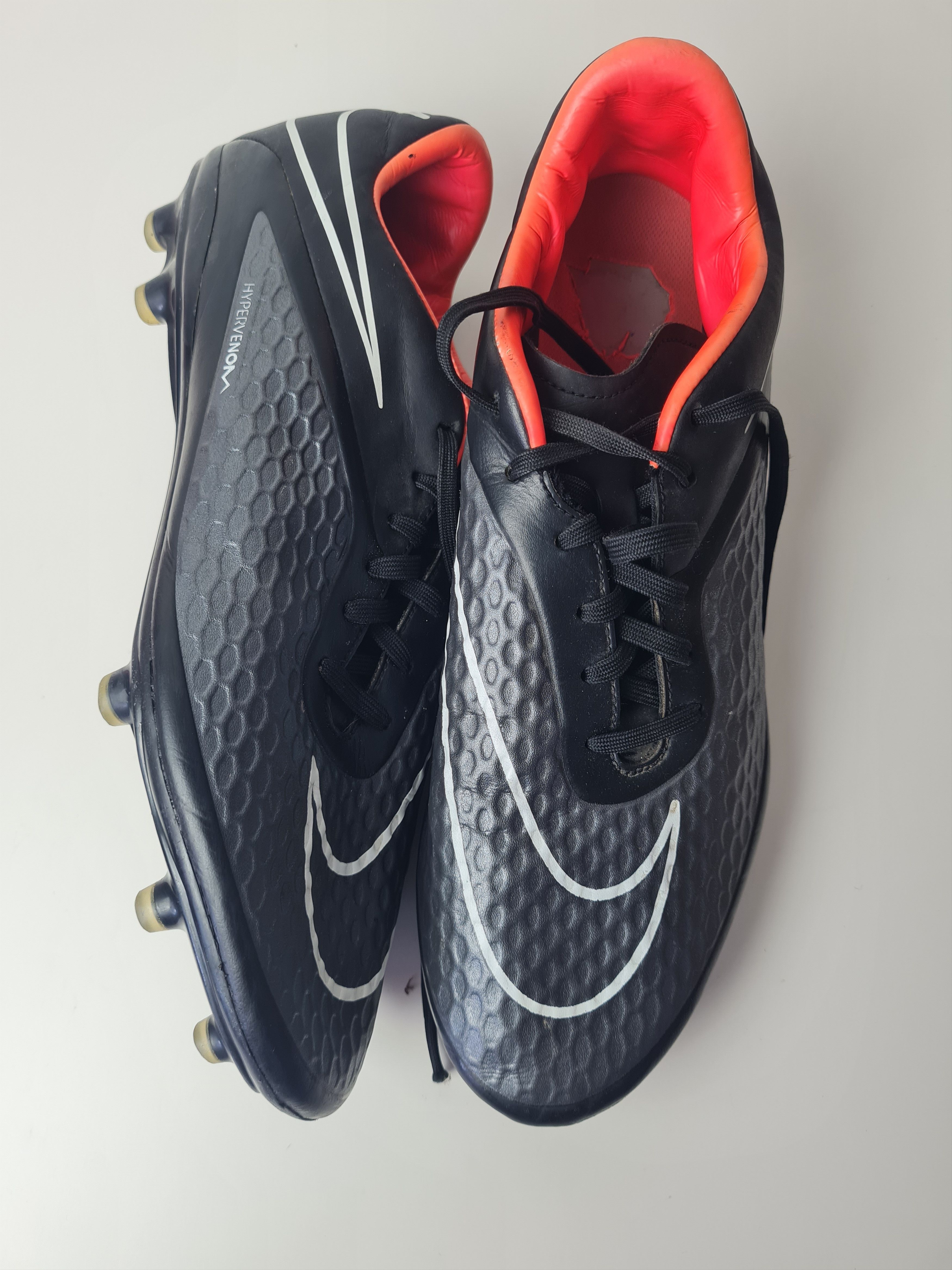 Nike Nike Mens Hypervenom Phelon FG Soccer Black 599730-016 Size US 11.5 / EU 44-45 - 19 Thumbnail