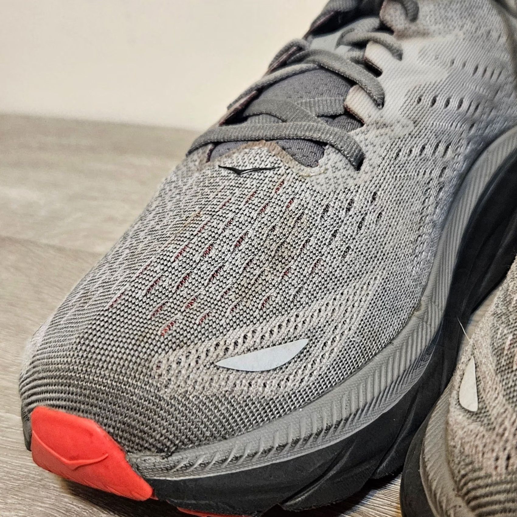 Vintage Hoka One One Clifton 8 Gray Pink Women's Size 11 B 1119394 SDPK Woman's Size US 11 / IT 41 - 7 Thumbnail
