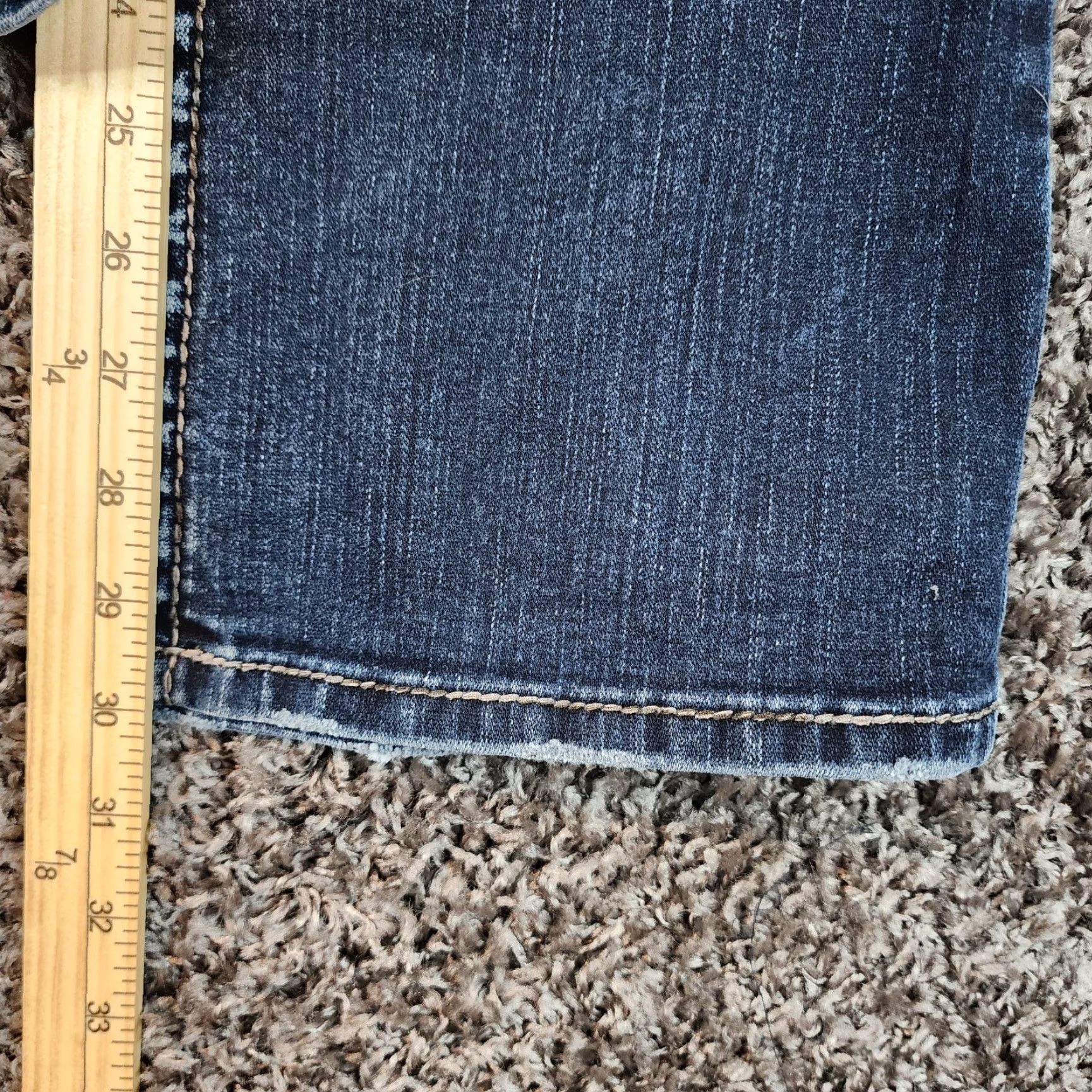 Vintage SILVER Suki Surplus Bootcut Jeans Size 28 Blue Metal Womens Size 28" / US 6 / IT 42 - 5 Thumbnail