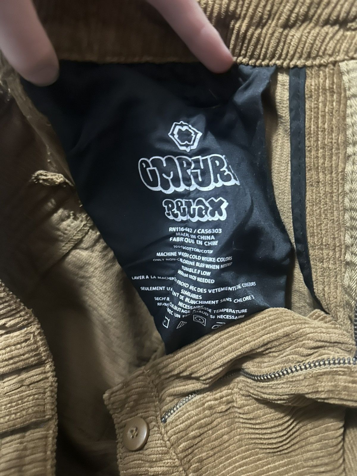 Empyre Empyre Corduroy Cargo Relaxed Fit pants 30 x 32 Size US 30 / EU 46 - 8 Thumbnail