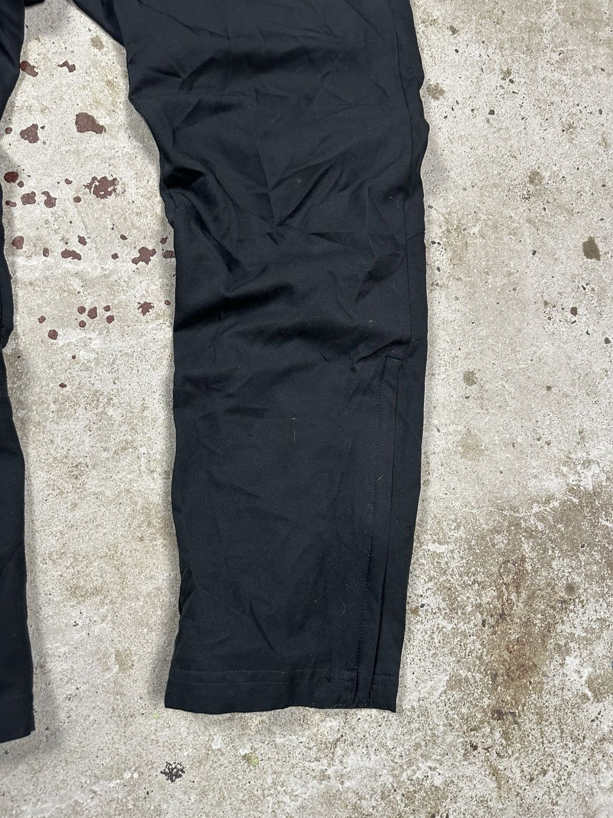 Nike Vintage Nike Black Track Pants Swoosh y2k Size US 33 - 3 Thumbnail
