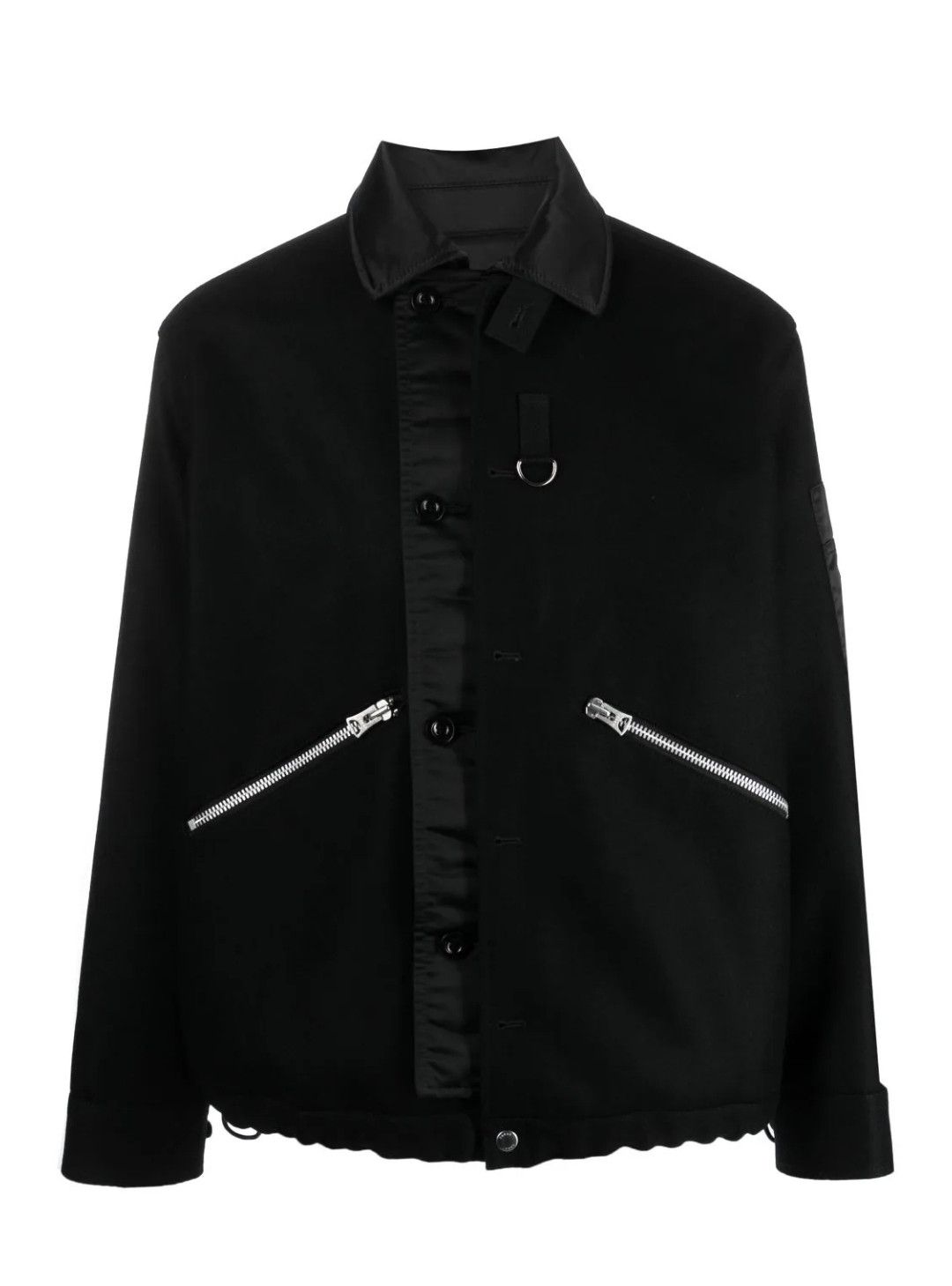 Sacai Melton Double Collar Jacket Size US M / EU 48-50 / 2 - 4 Thumbnail