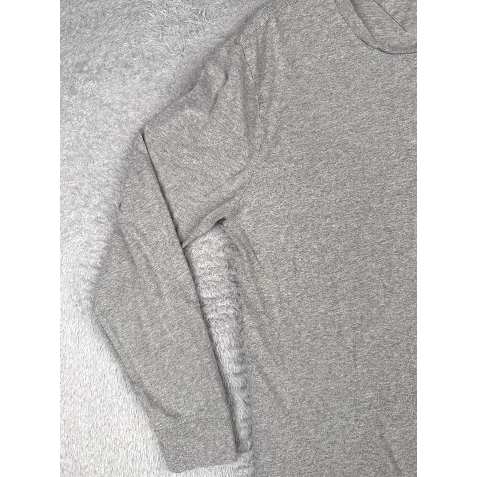 Tommy Hilfiger Tommy Hilfiger Jeans Shirt Adult Large Gray Long Sleeve Crew Neck 100% Cotton Logo Mens Size US L / EU 52-54 / 3 - 3 Thumbnail