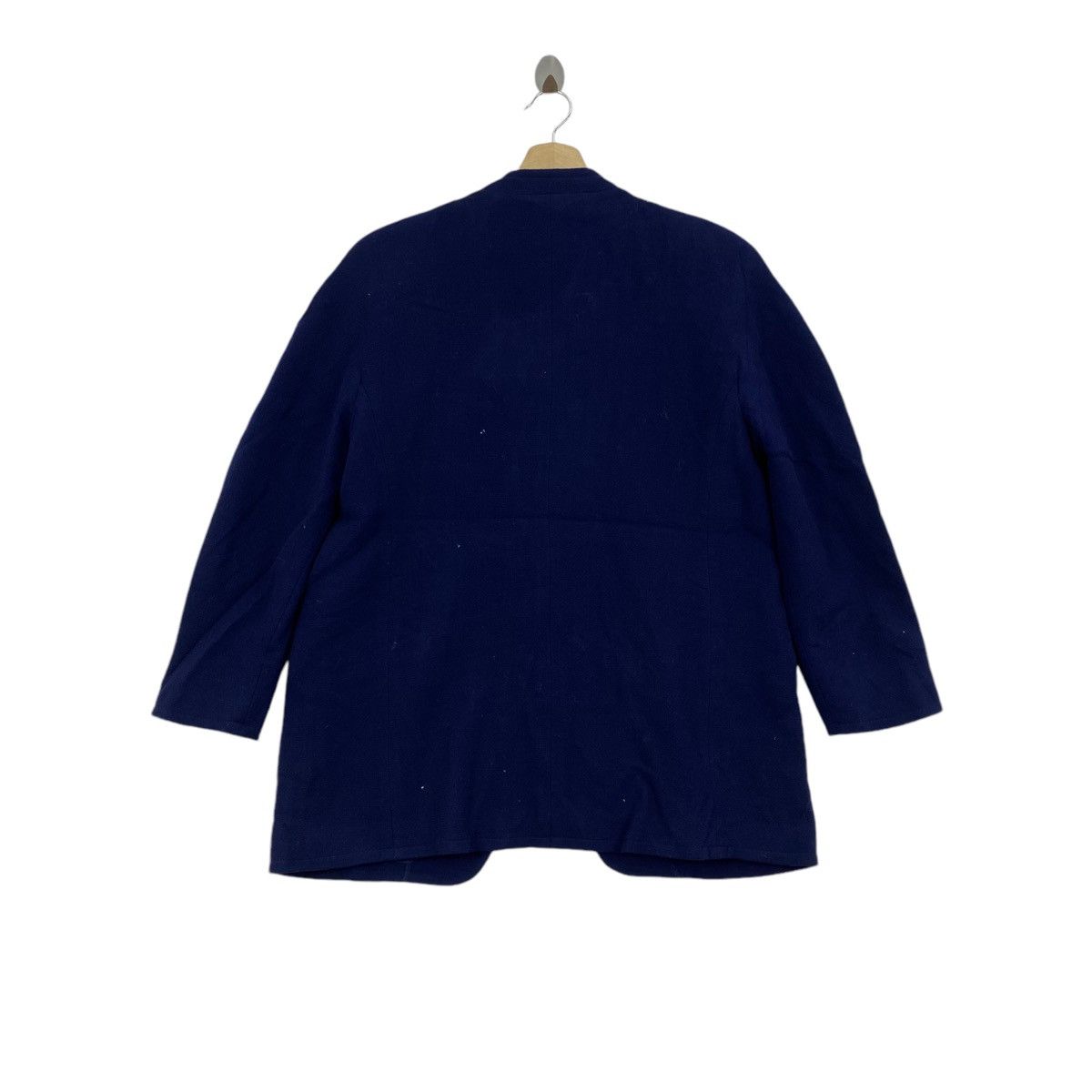 Givenchy Vintage 80s GIVENCHY GLAMOUR French Designer Blue Coat Size US M / EU 48-50 / 2 - 3 Thumbnail