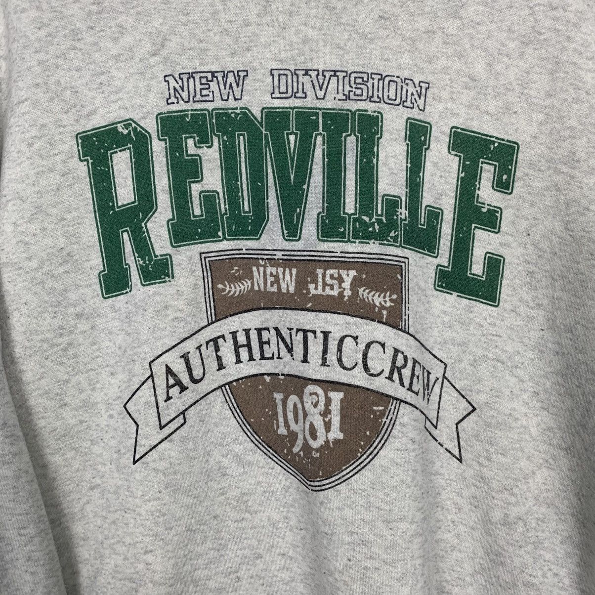 Japanese Brand New Jersey Redville Big Logo Sweatshirt Size US M / EU 48-50 / 2 - 10 Thumbnail